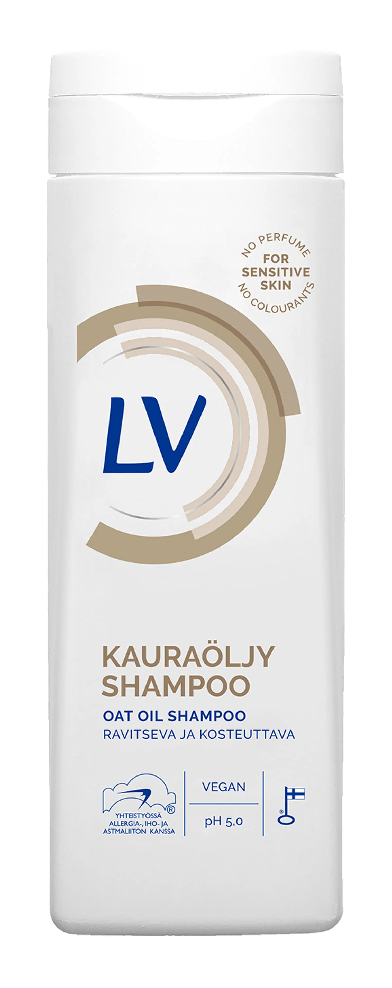 LV 250ml  Ravitseva ja kosteuttava kauraöljy shampoo