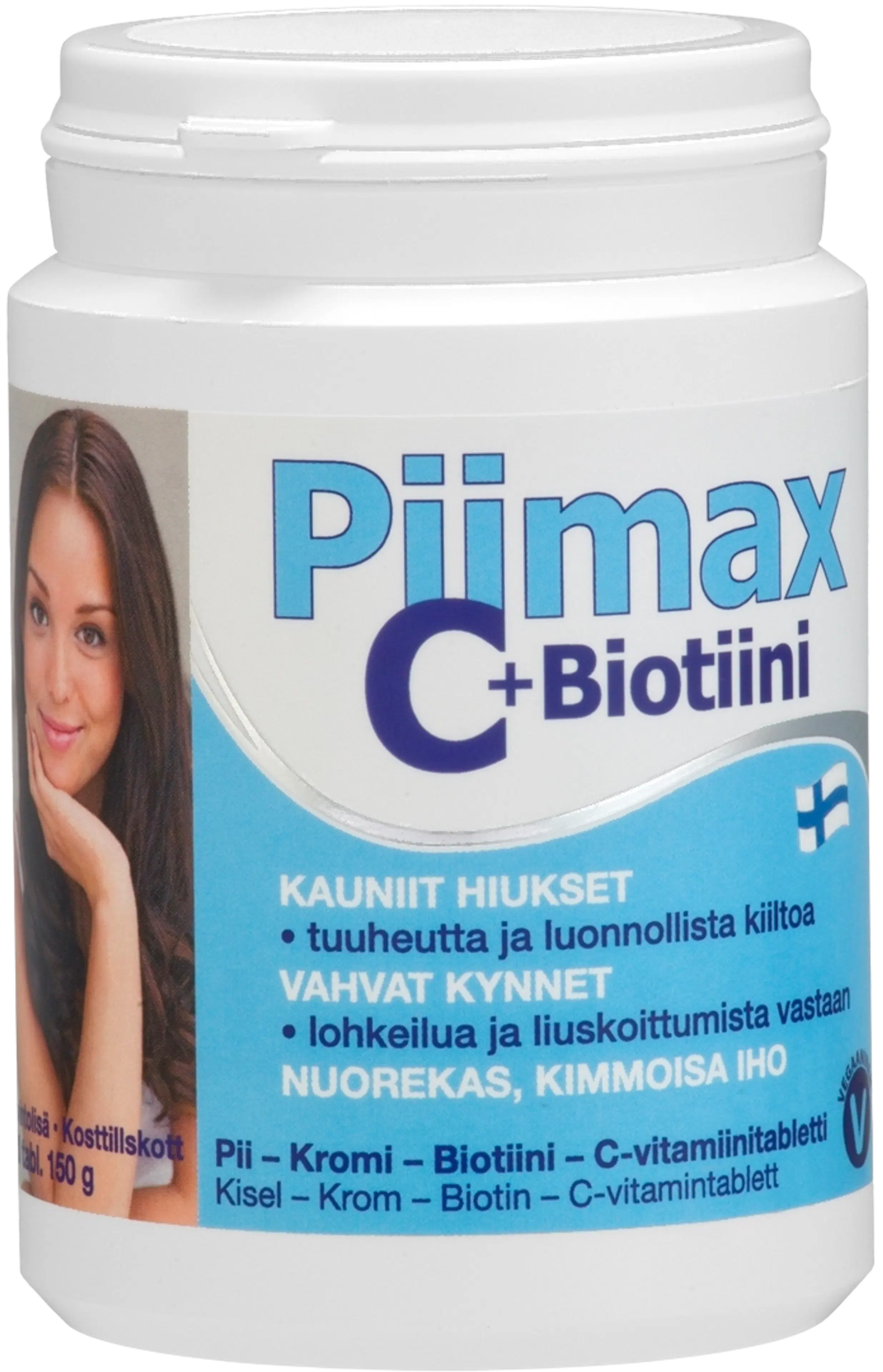 Piimax C + Biotiini pii-kromi-biotiini-C-vitamiinitabletti 300 tabl