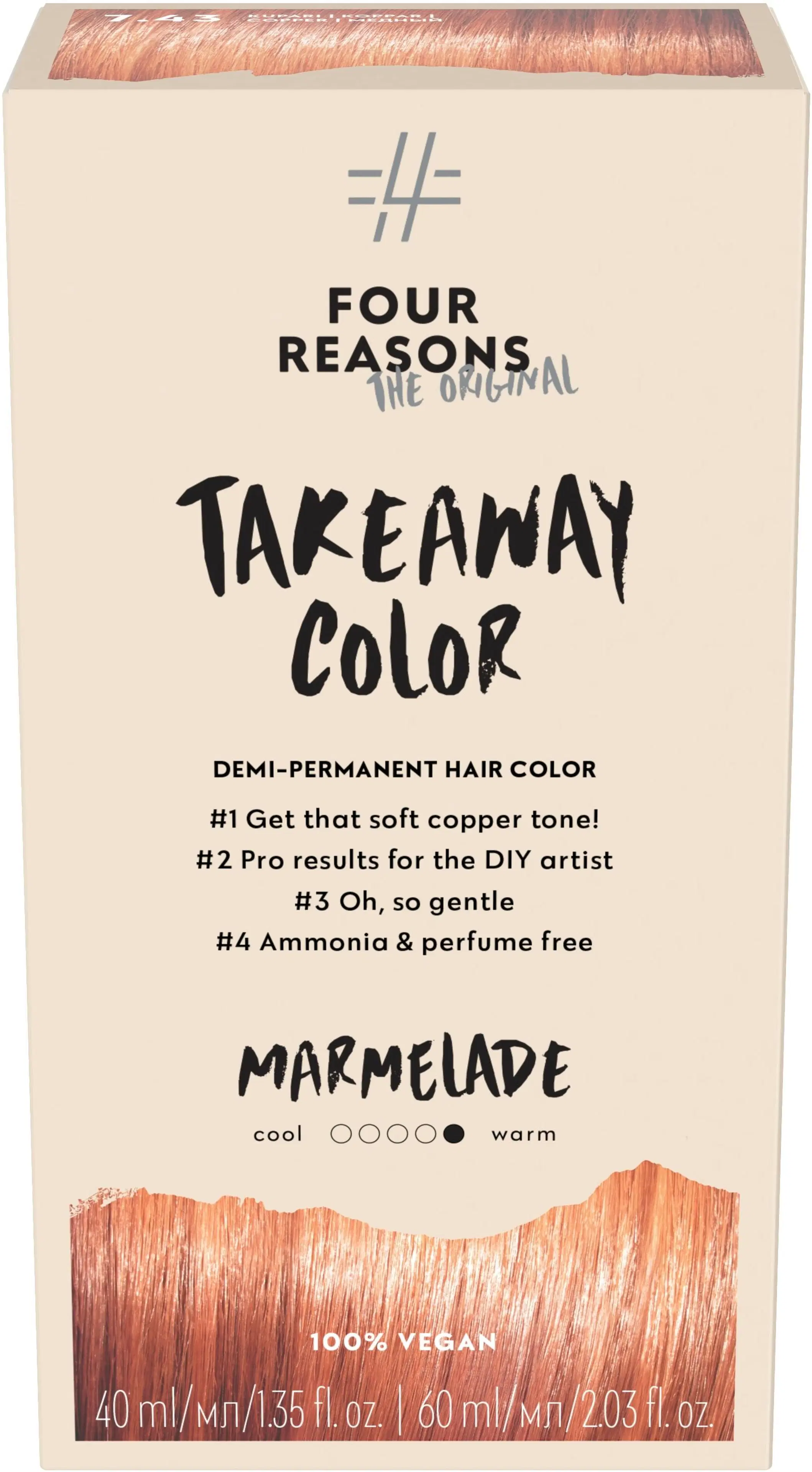 Four Reasons Original Takeaway Color 7.43 Marmelade kestosävyte