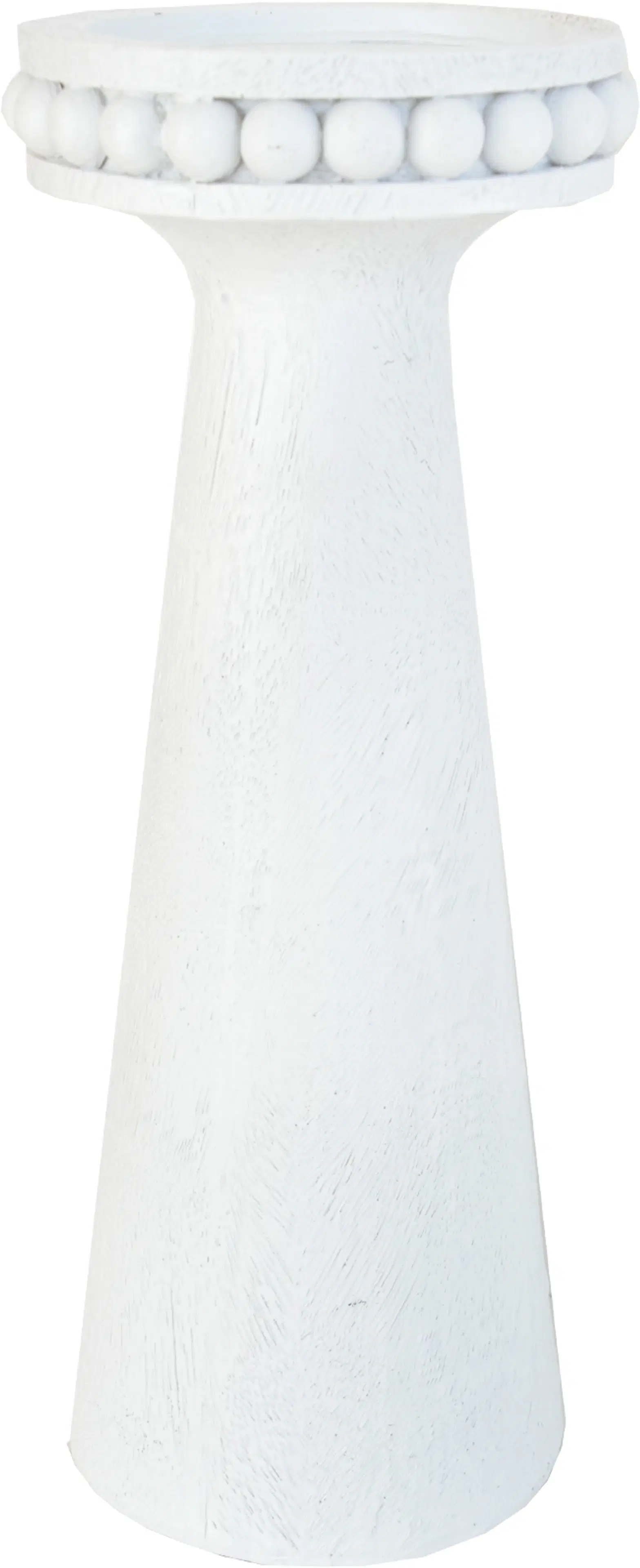 Finnmari Kynttilänjalka 11x11x28 cm valkoinen
