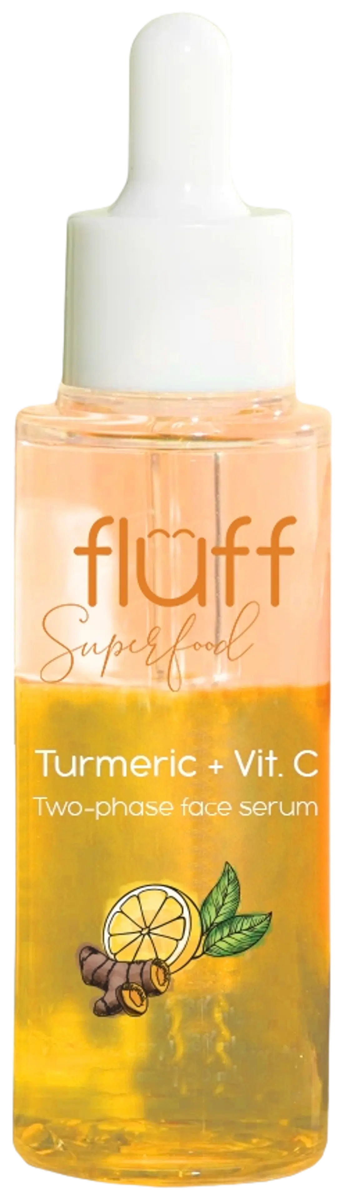 Fluff Turmeric and Vitamin C Booster Two-phase Face Serum kasvoseerumi 40 ml