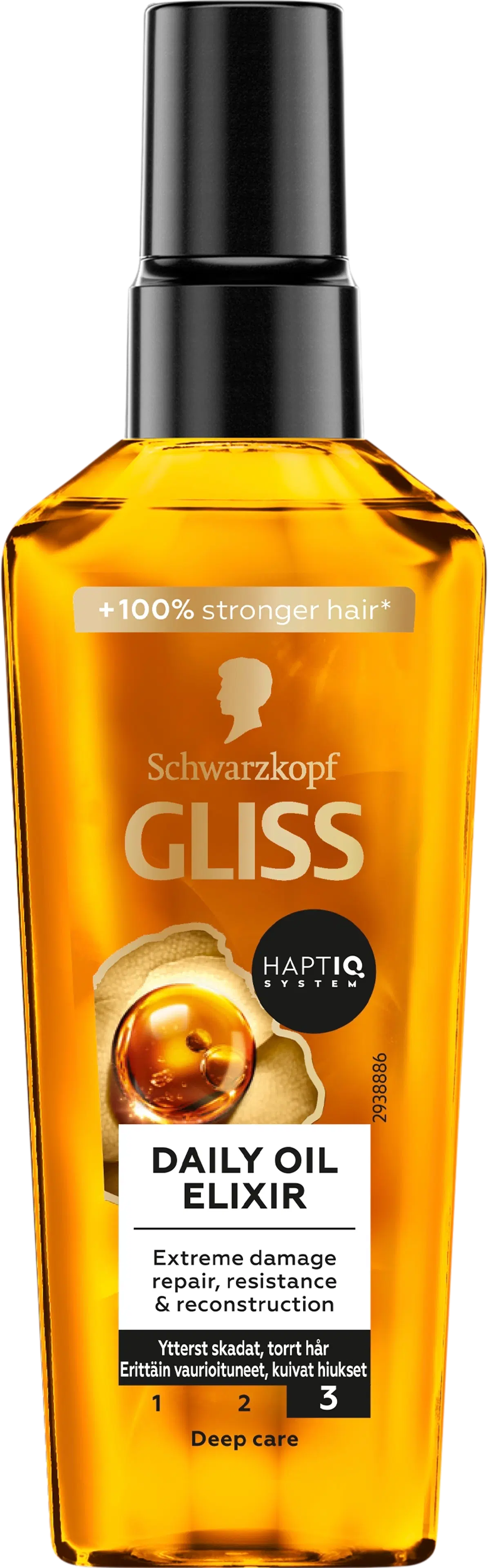 Schwarzkopf Gliss Daily Oil Elixir hoitoöljy 75 ml