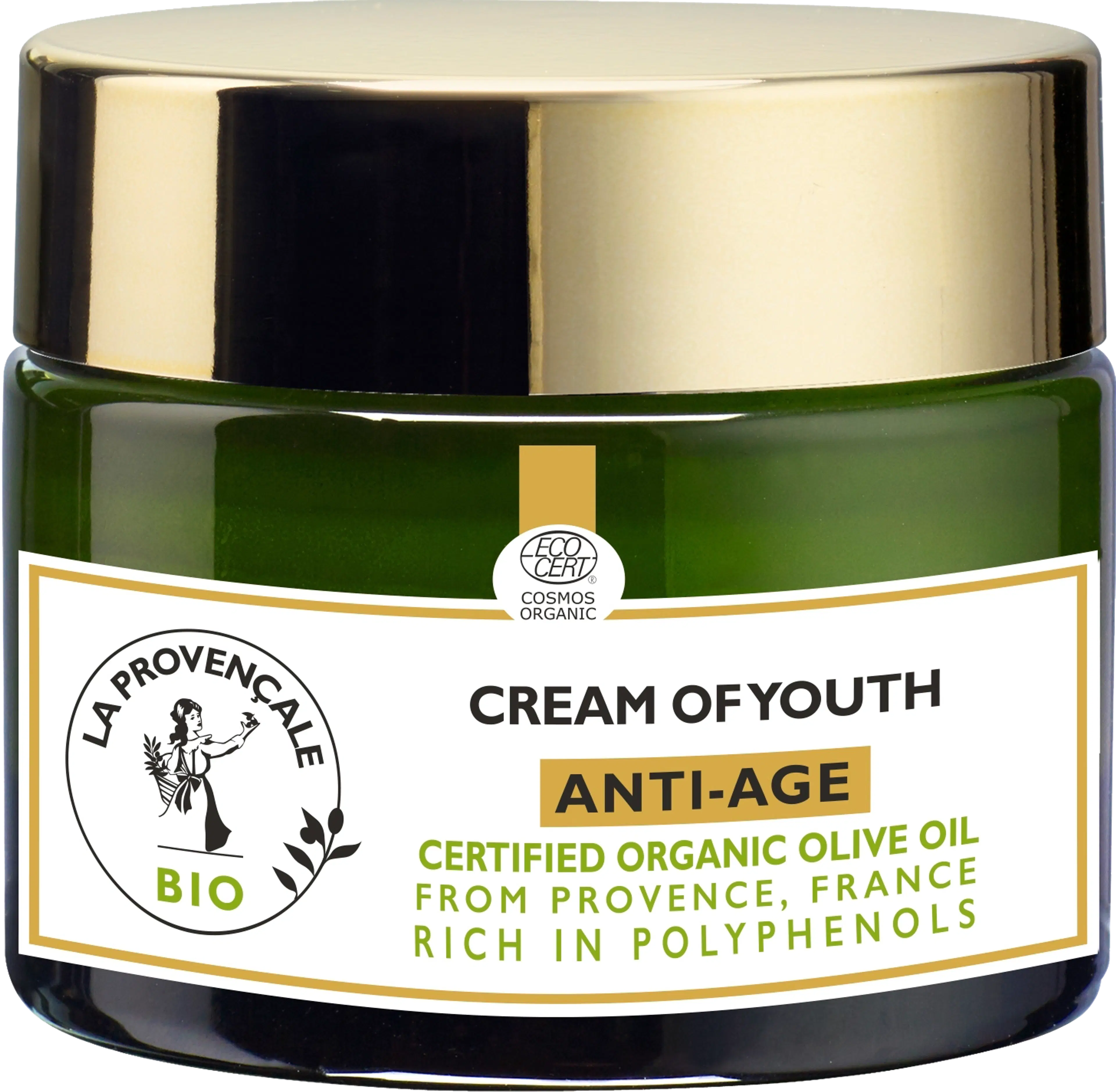 La Provençale Bio Cream of Youth Anti-Age päivävoide 50 ml