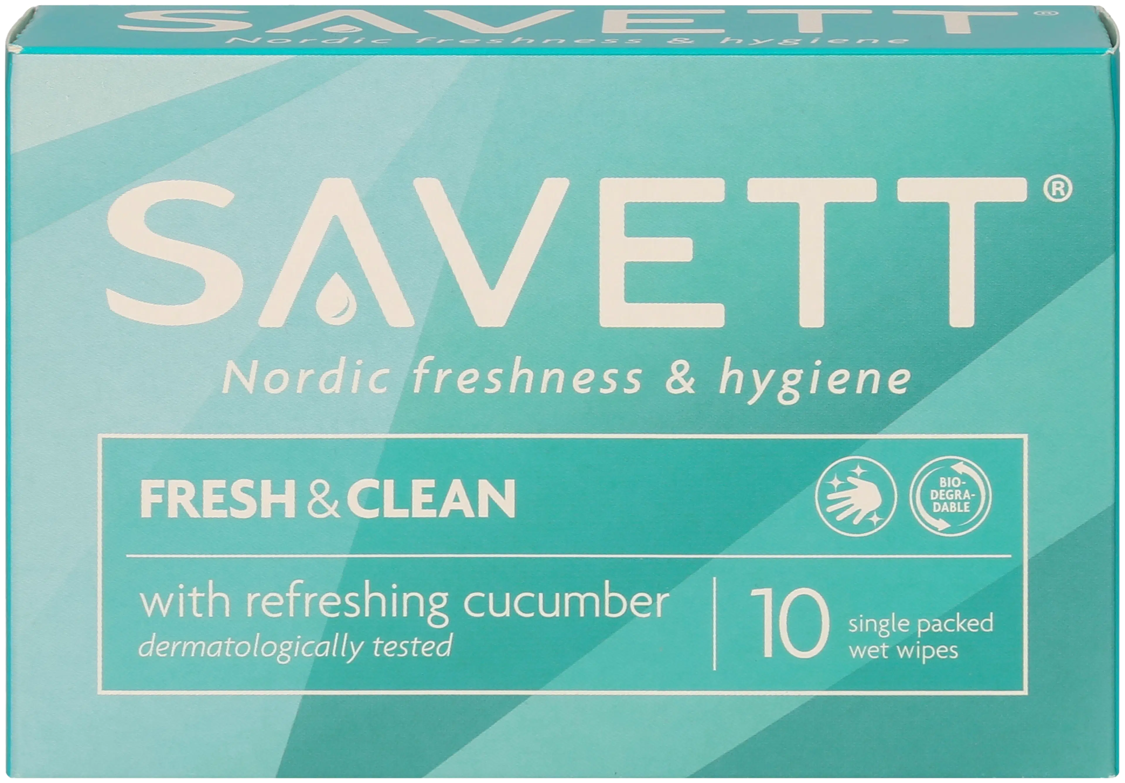 Savett Fresh & Clean kosteuspyyhe 10kpl