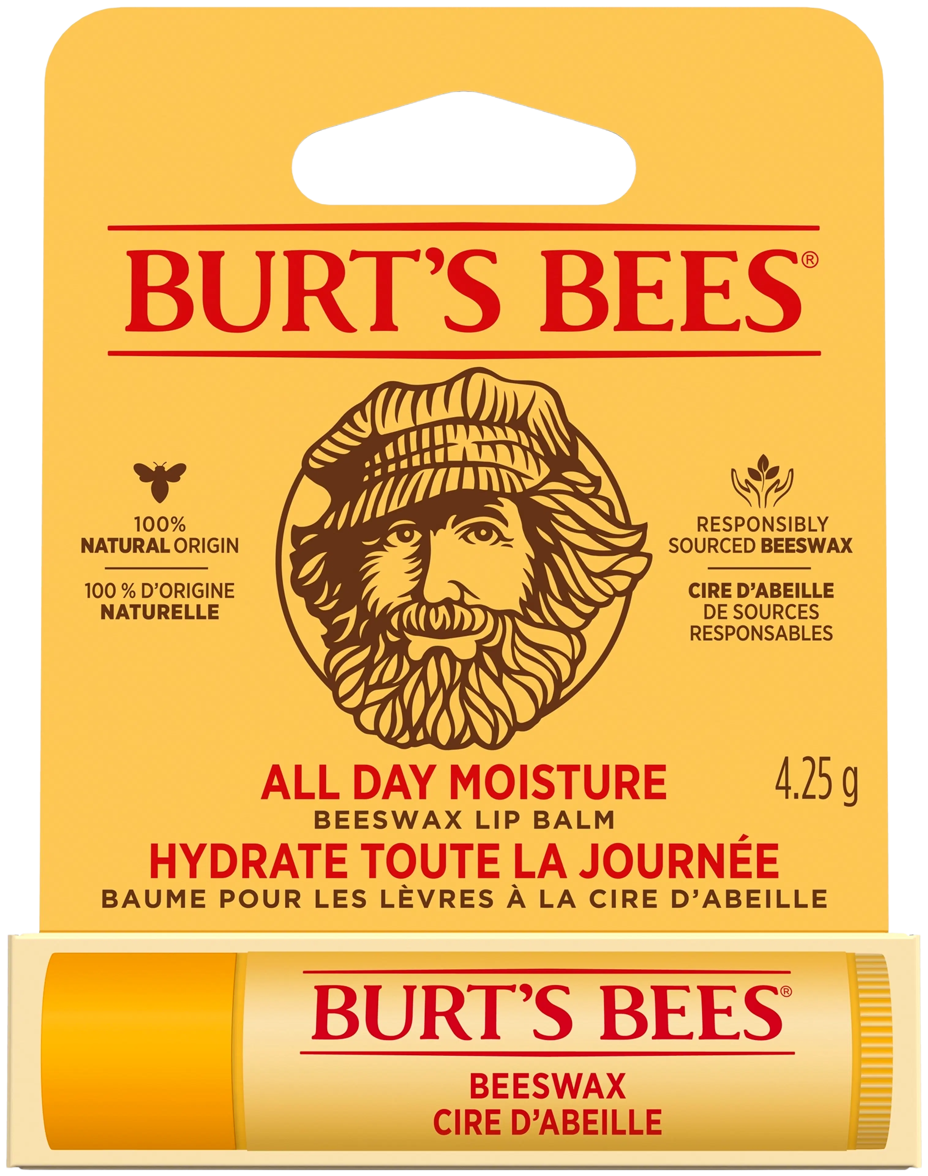 Burt's Bees Lipbalm Beewax huulirasva mehiläisvaha 4,25 g