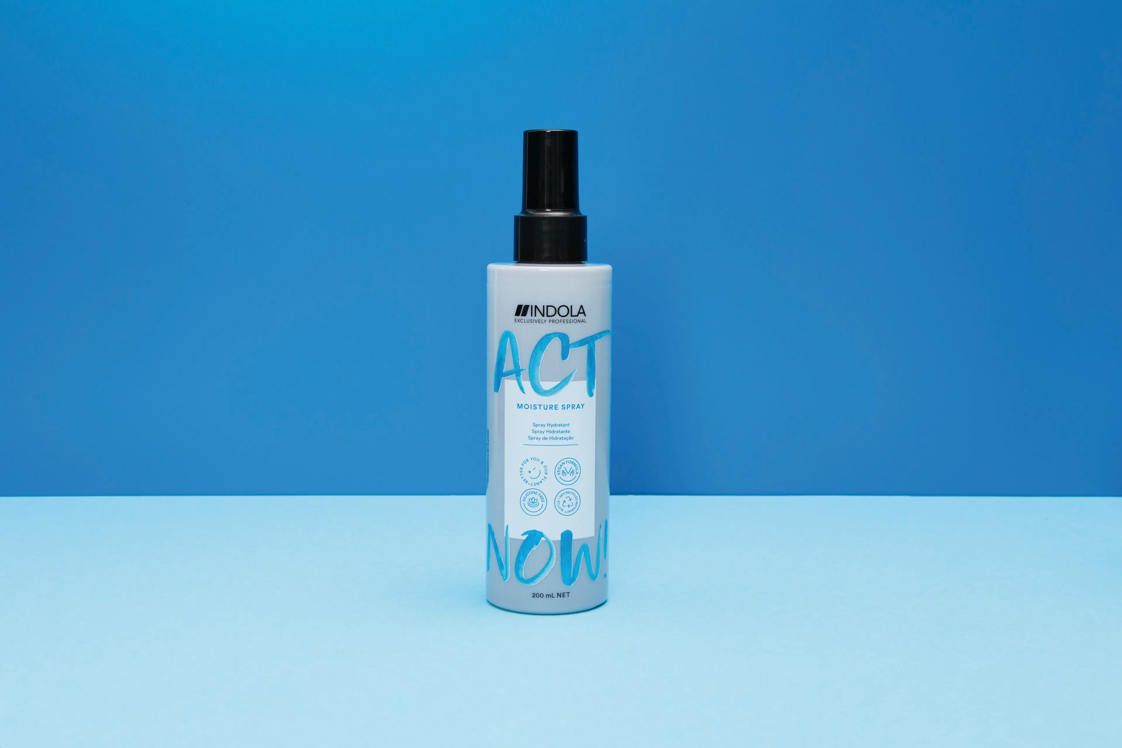 Indola ACT NOW! Moisture Spray hiuksiin jätettävä hoitosuihke 200 ml