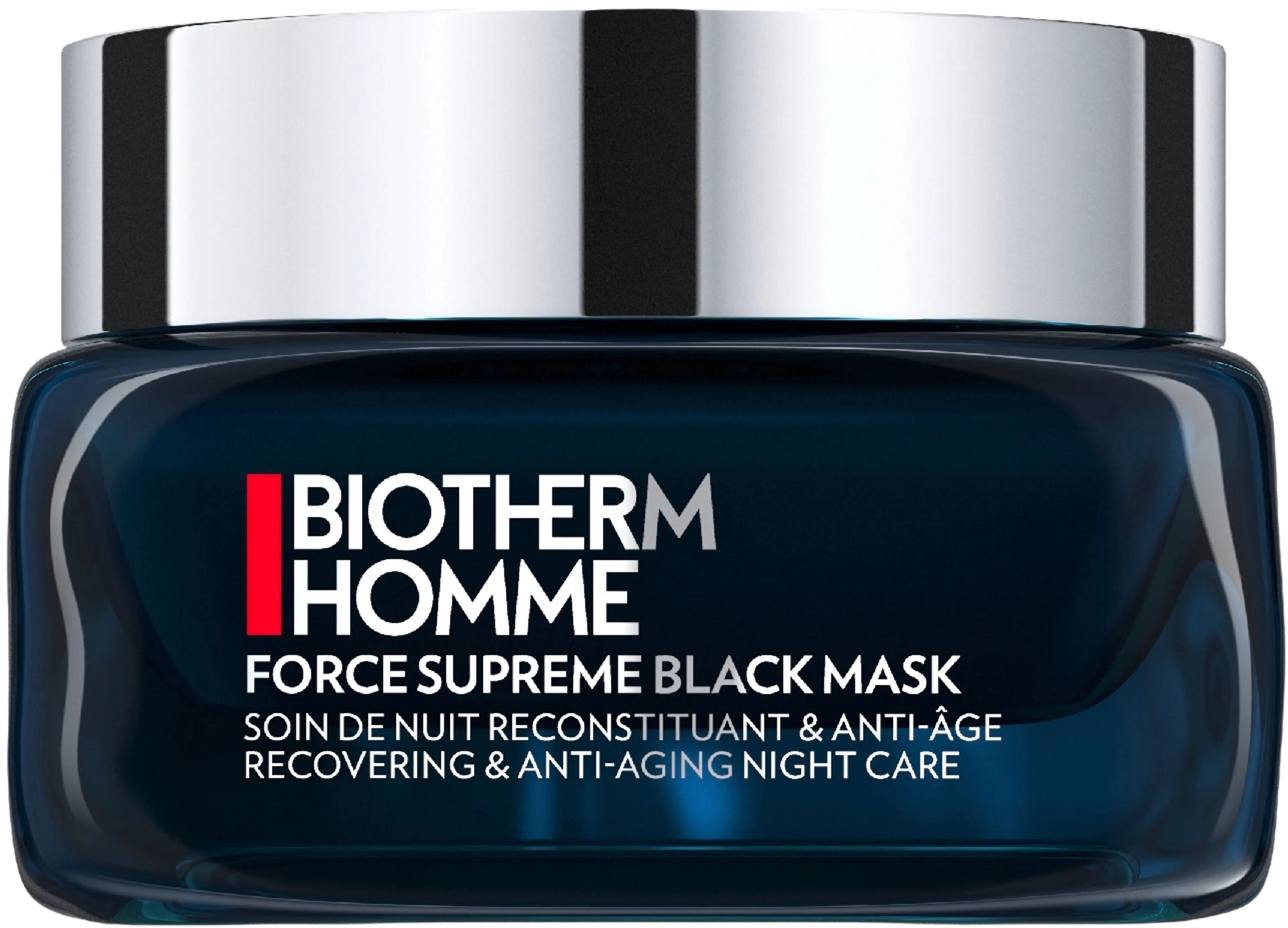 Biotherm Homme Force Supreme Nightcare Black Mask yönaamio 50 ml
