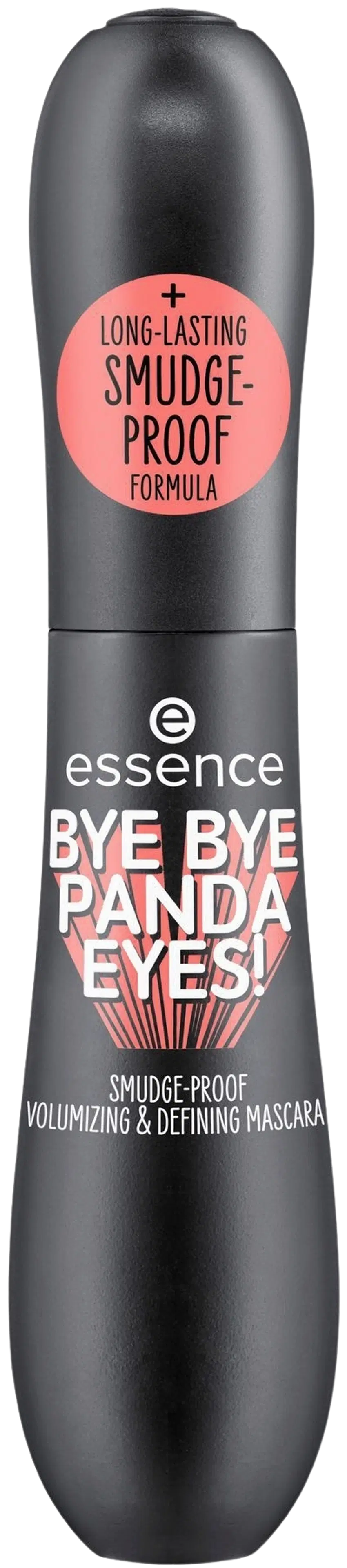 essence BYE BYE PANDA EYES! Smudge-proof volumizing and defining mascara 16 ml