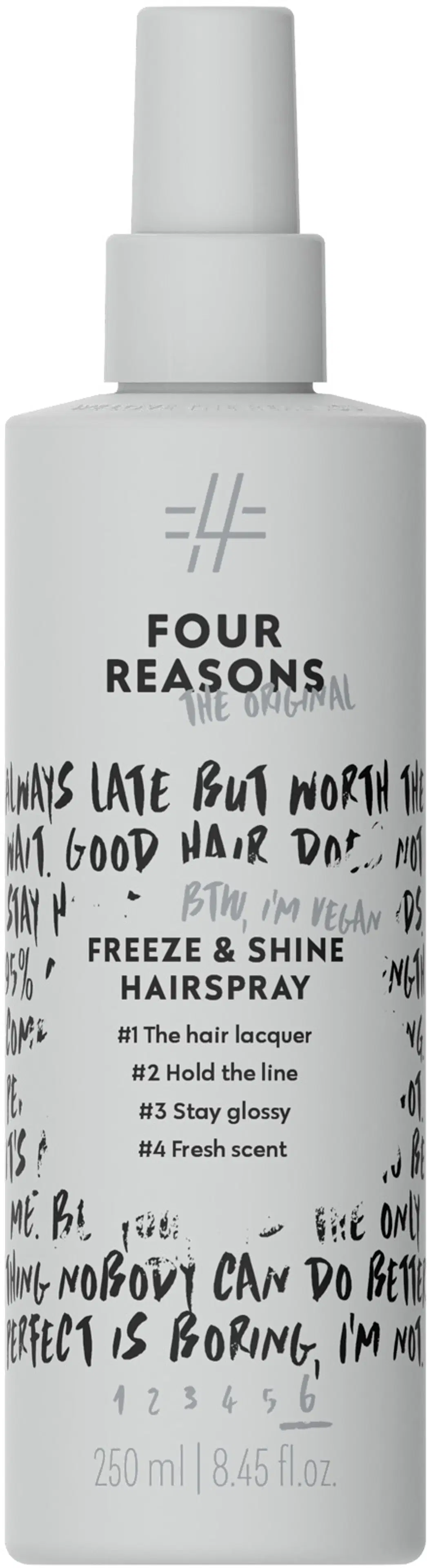 Four Reasons Original Freeze & Shine Hairspray hiuskiinne 250 ml