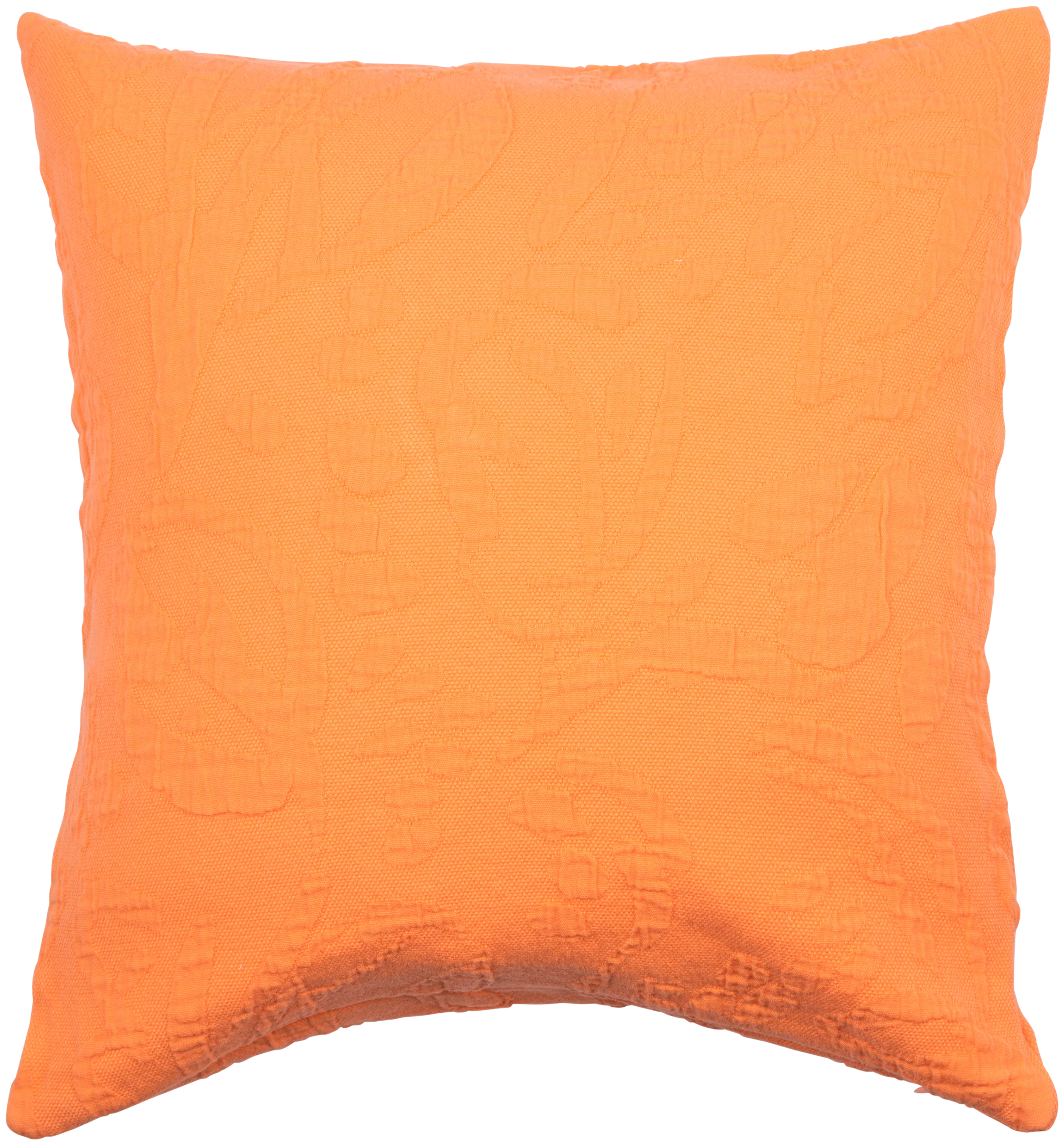 Pentik Minttu tyynynpäällinen jacquardpuuvilla 45x45 cm, oranssi