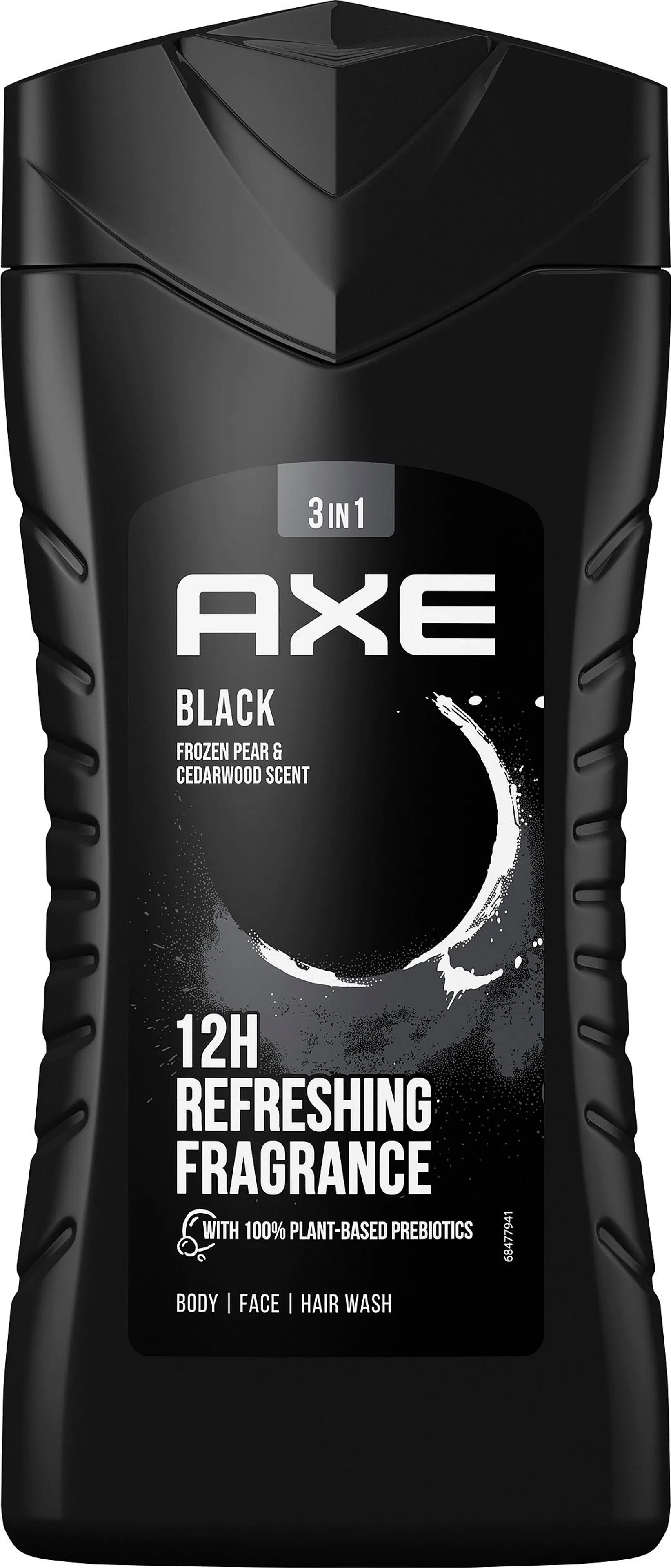 Axe Suihkusaippua raikas tunne koko päiväksi Black 12 tunnin vastustamaton tuoksu 250 ml