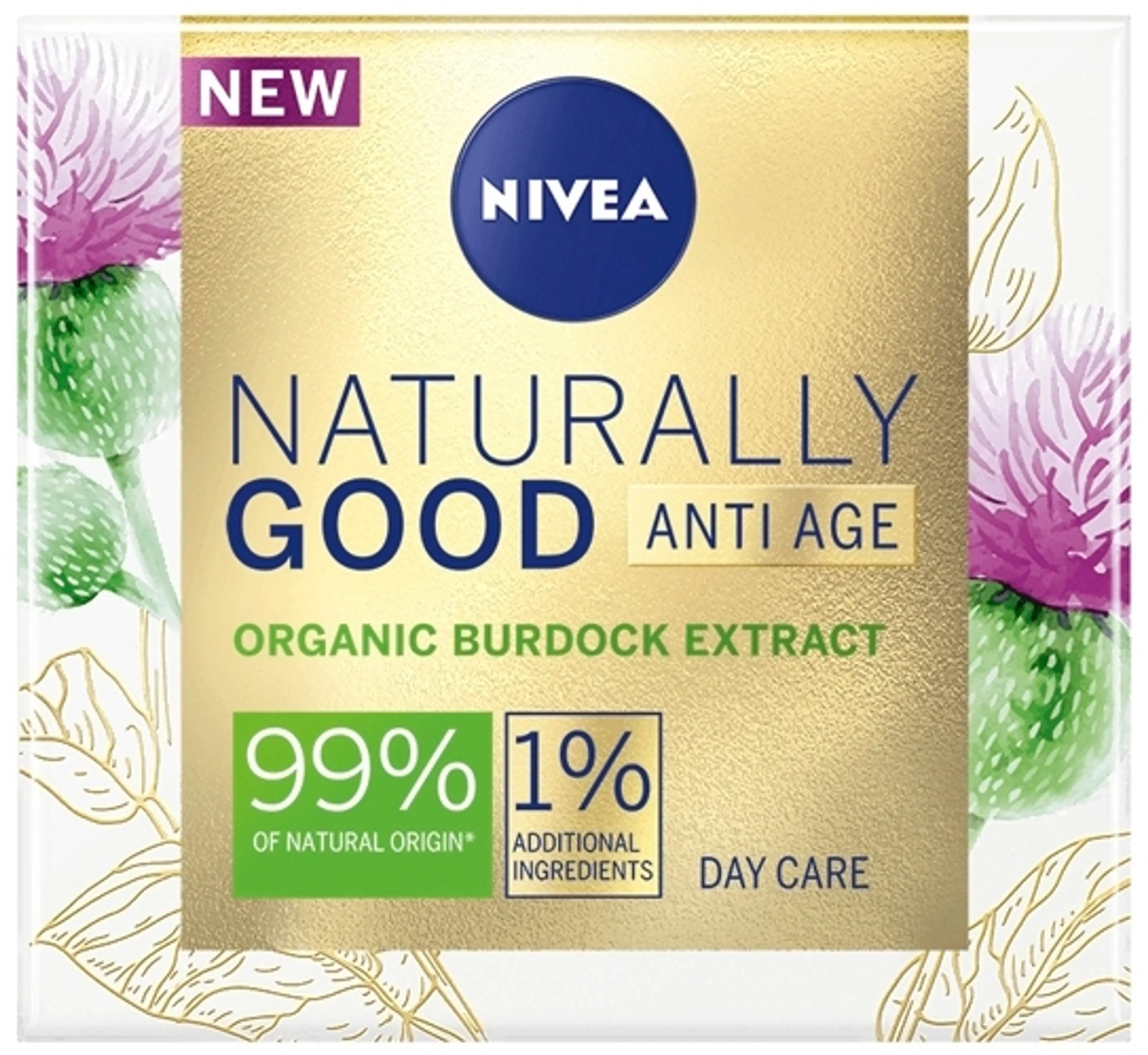 NIVEA 50ml Naturally Good Anti-Age Day Cream -päivävoide