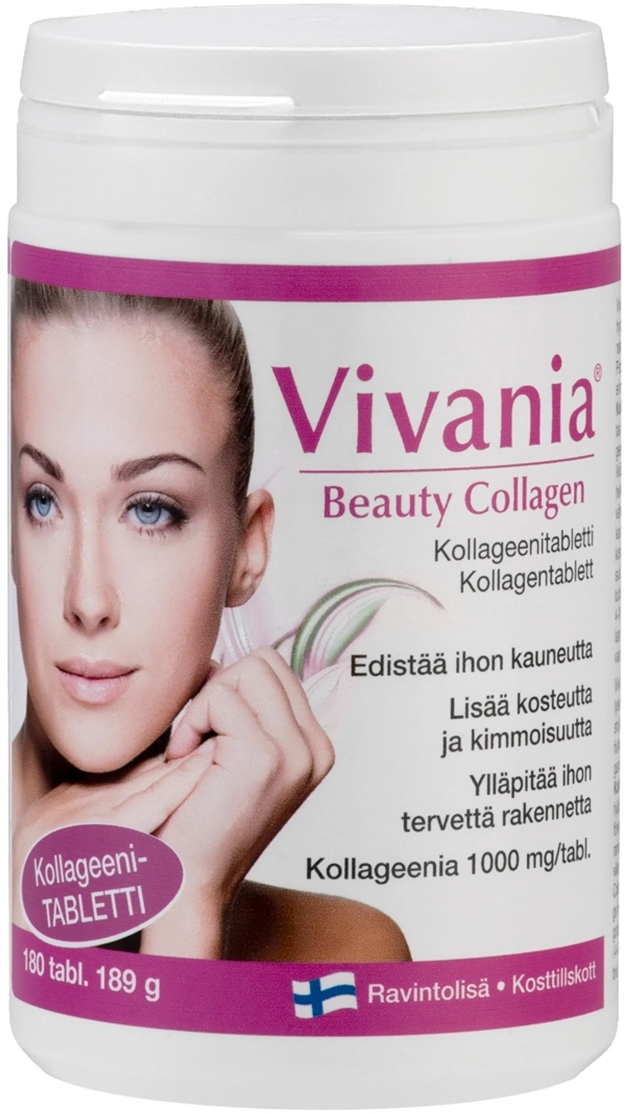 Vivania Beauty Collagen kollageenitabletti 180 tabl