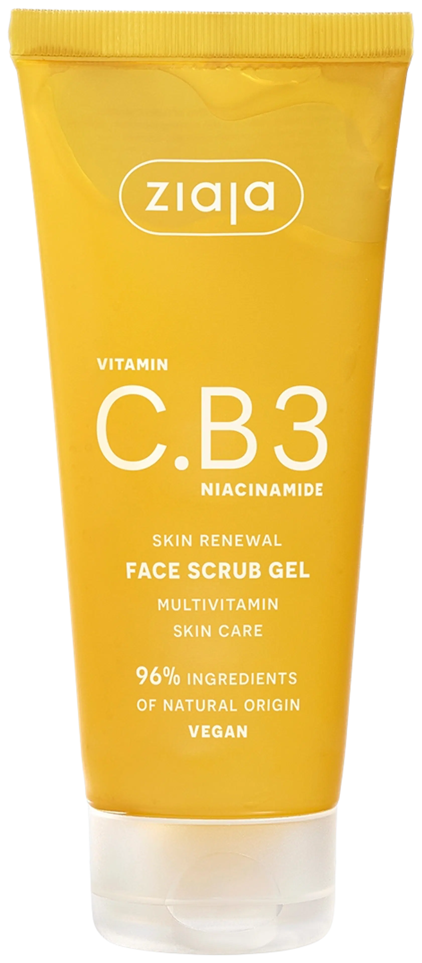 Ziaja C.B3 vitamiini heleyttävä rakeeton kuorinta 100 ml
