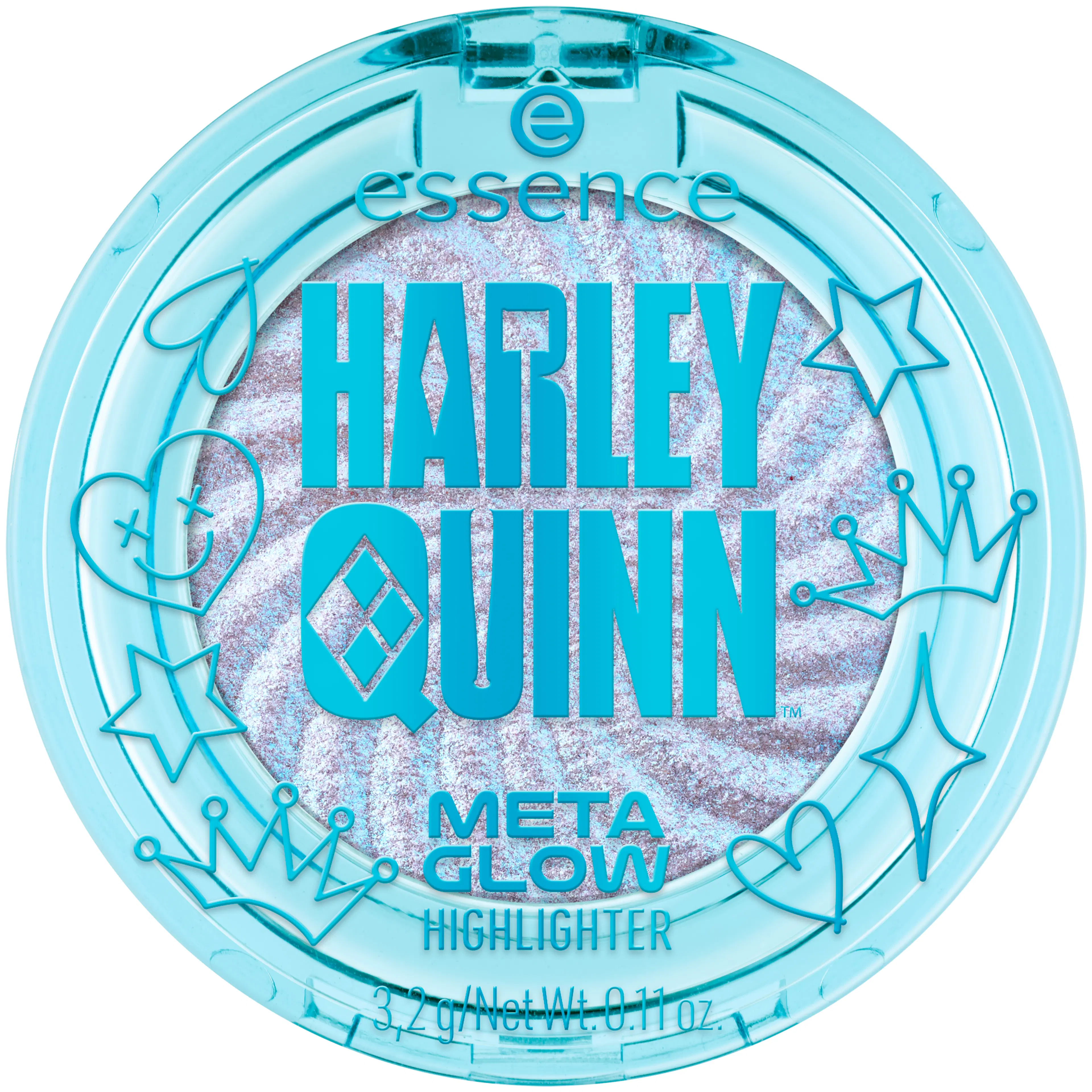 essence Harley Quinn Meta Glow Highlighter