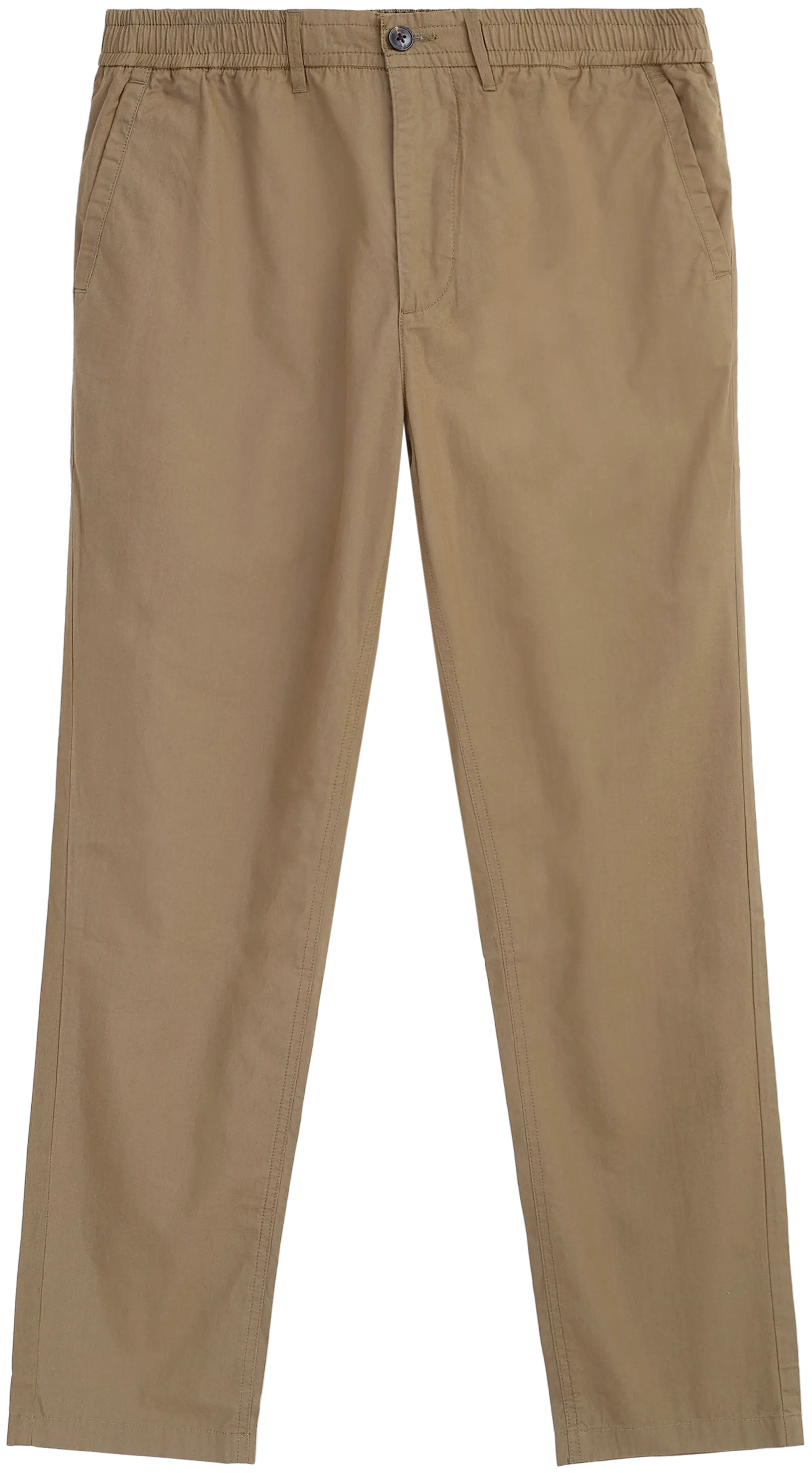 Knowledge cotton apparel TIM tapered elastic waist housut