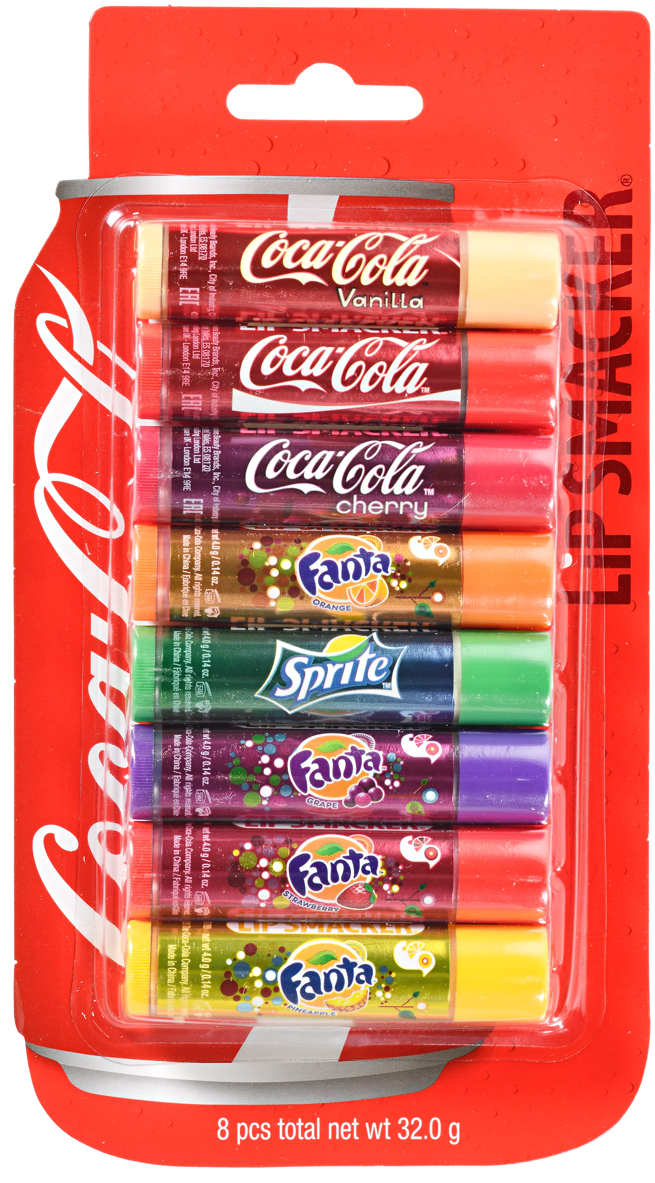 Lipsmacker Coca-Cola party pack huulivoidepakkaus 8 kpl