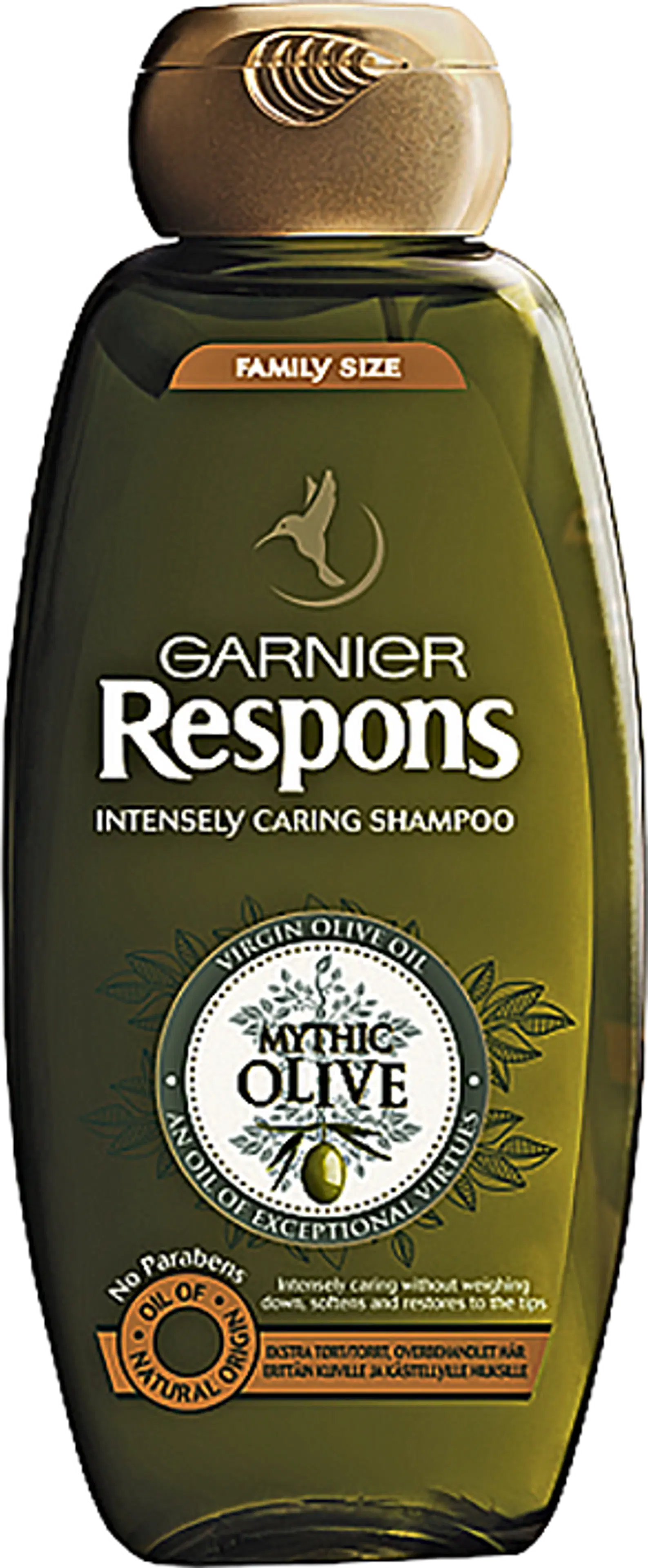 Garnier Respons Mythic Olive shampoo erittäin kuiville ja käsitellyille hiuksille 400ml