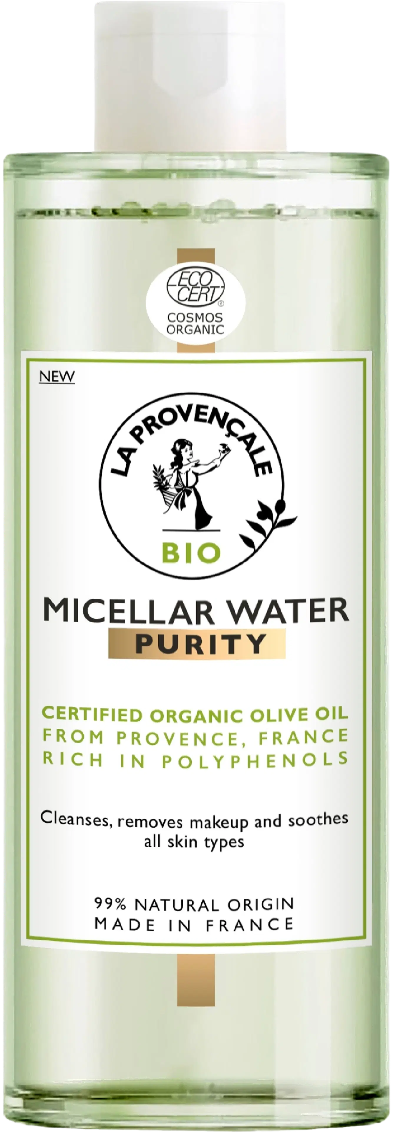La Provençale Bio Micellar-puhdistusvesi kasvoille ja silmille 400ml