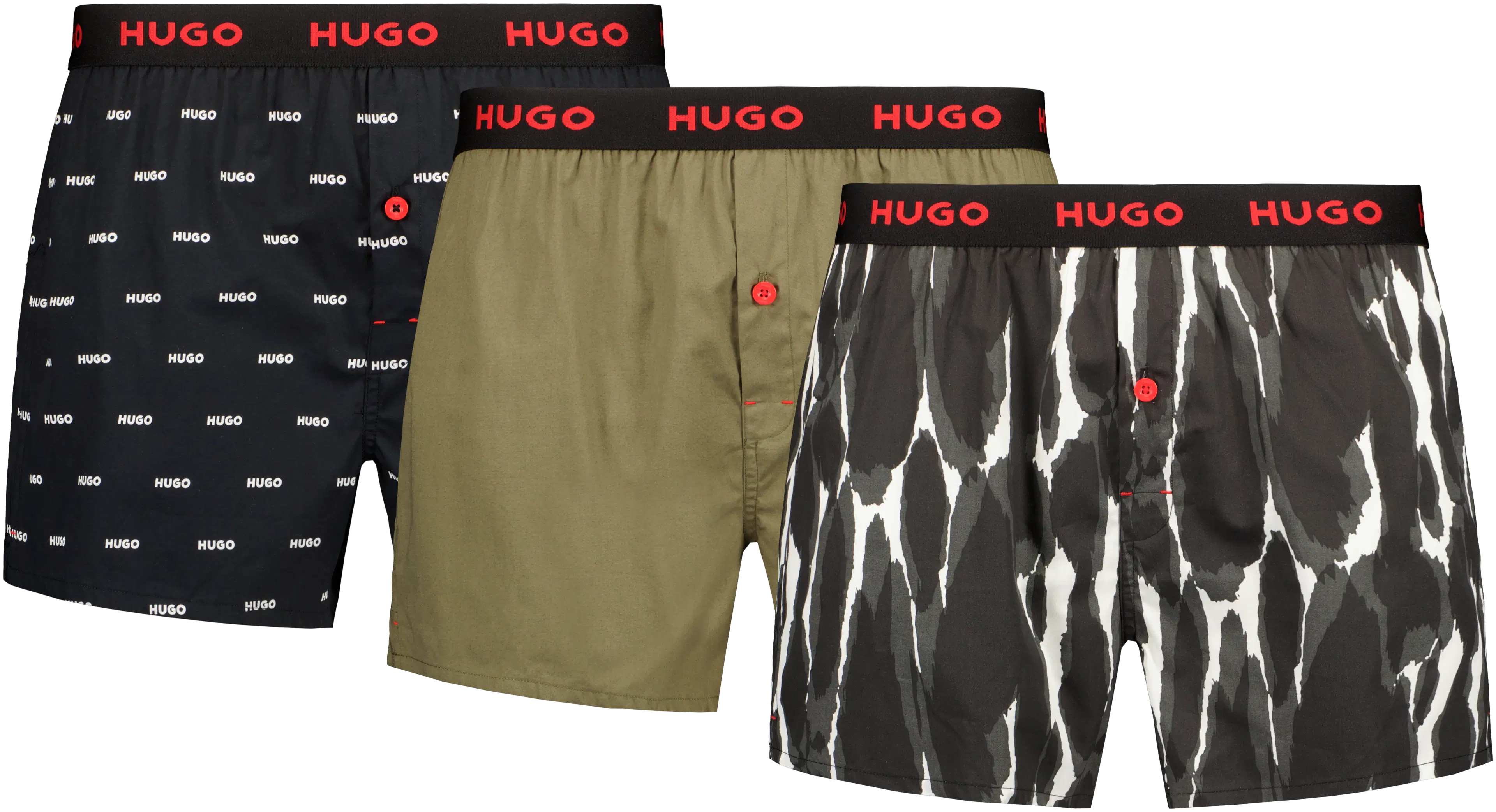 Hugo Woven Boxer Triplet alushousut