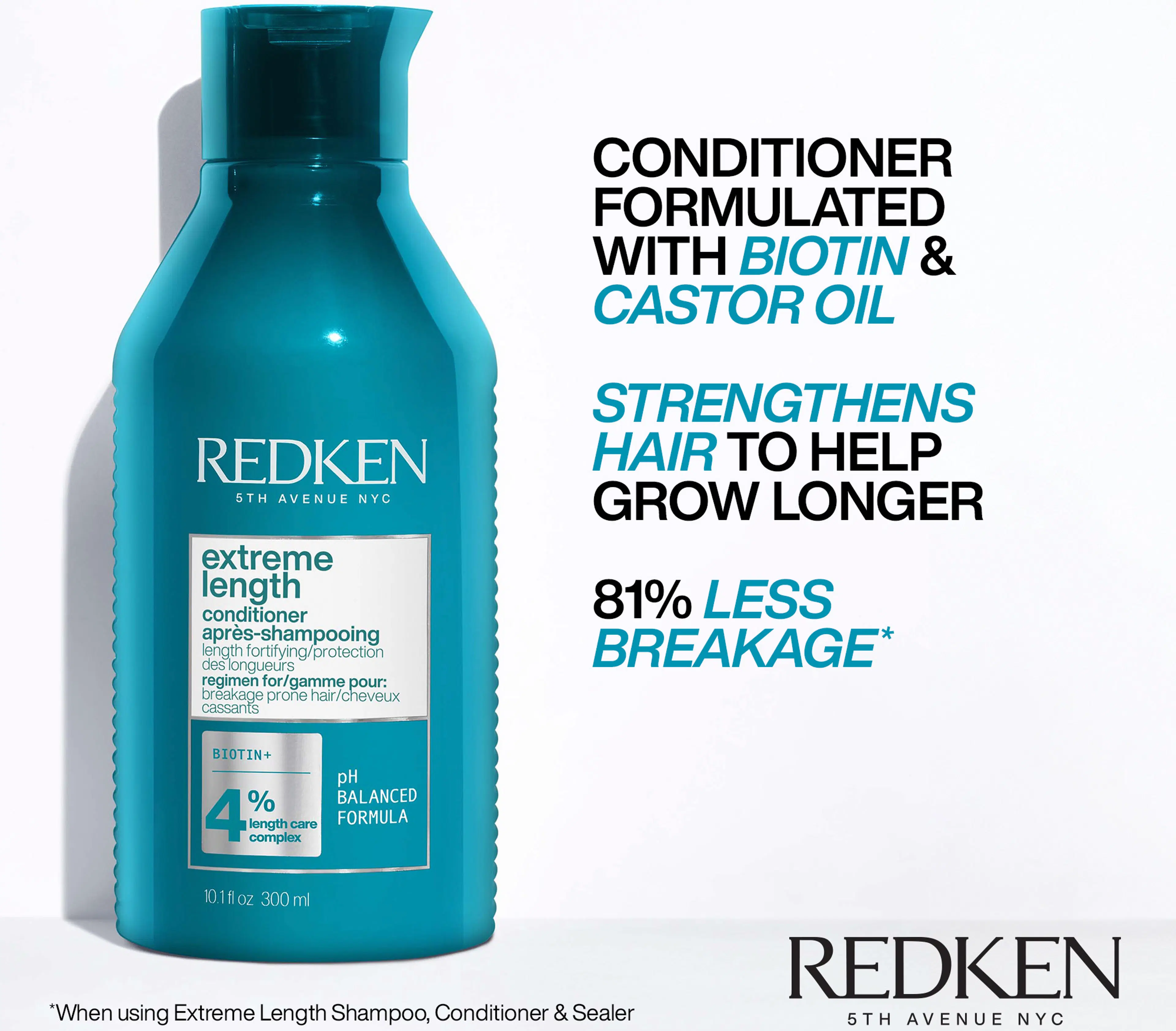 Redken Extreme Length hoitoaine 300 ml