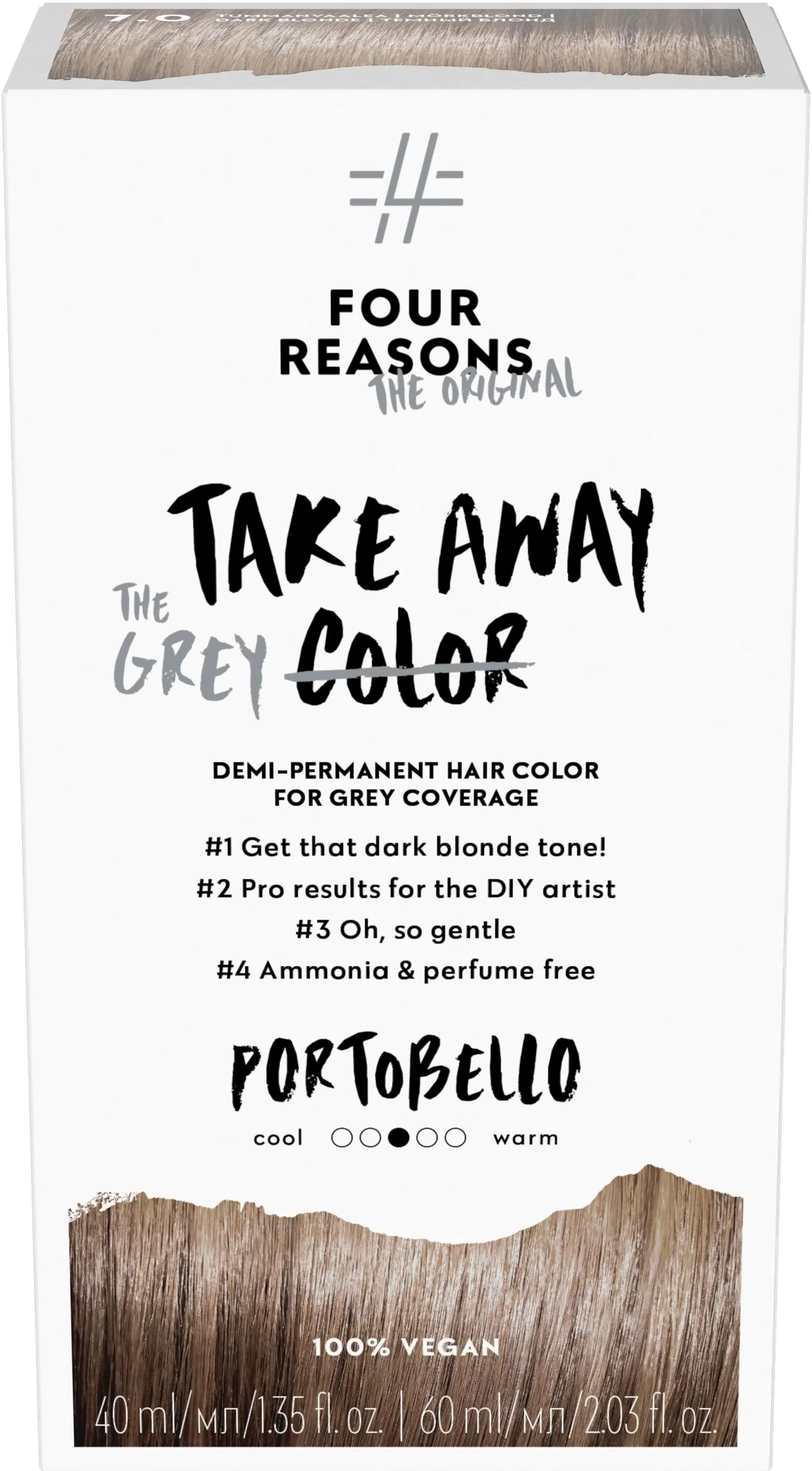Four Reasons Original Takeaway Color 7.0 Portobello kestosävyte