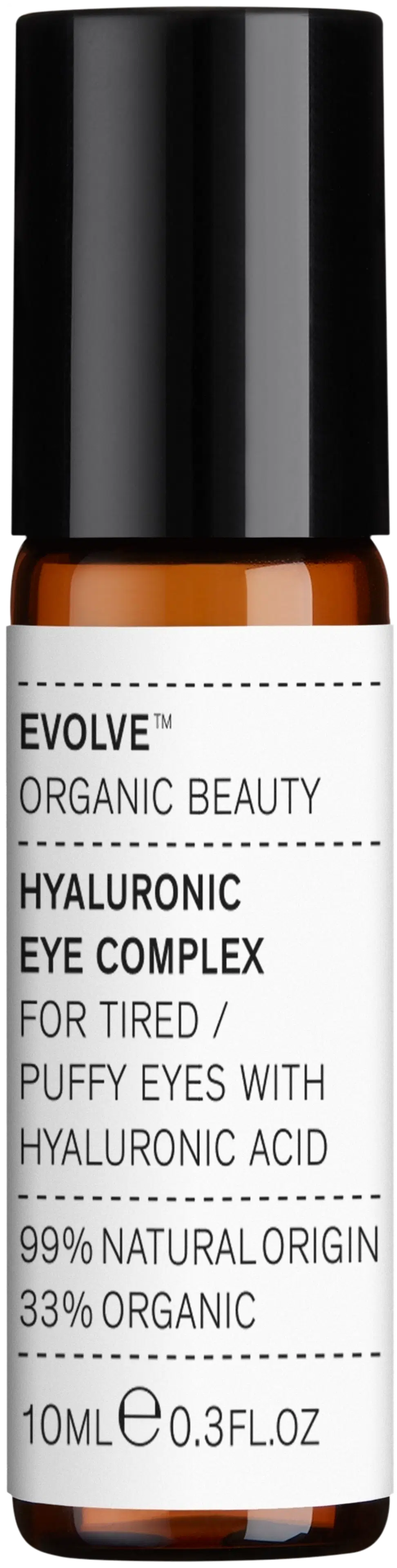 Evolve Organic Beauty Hyaluronic Eye Complex Silmänympärysseerumi 10 ml