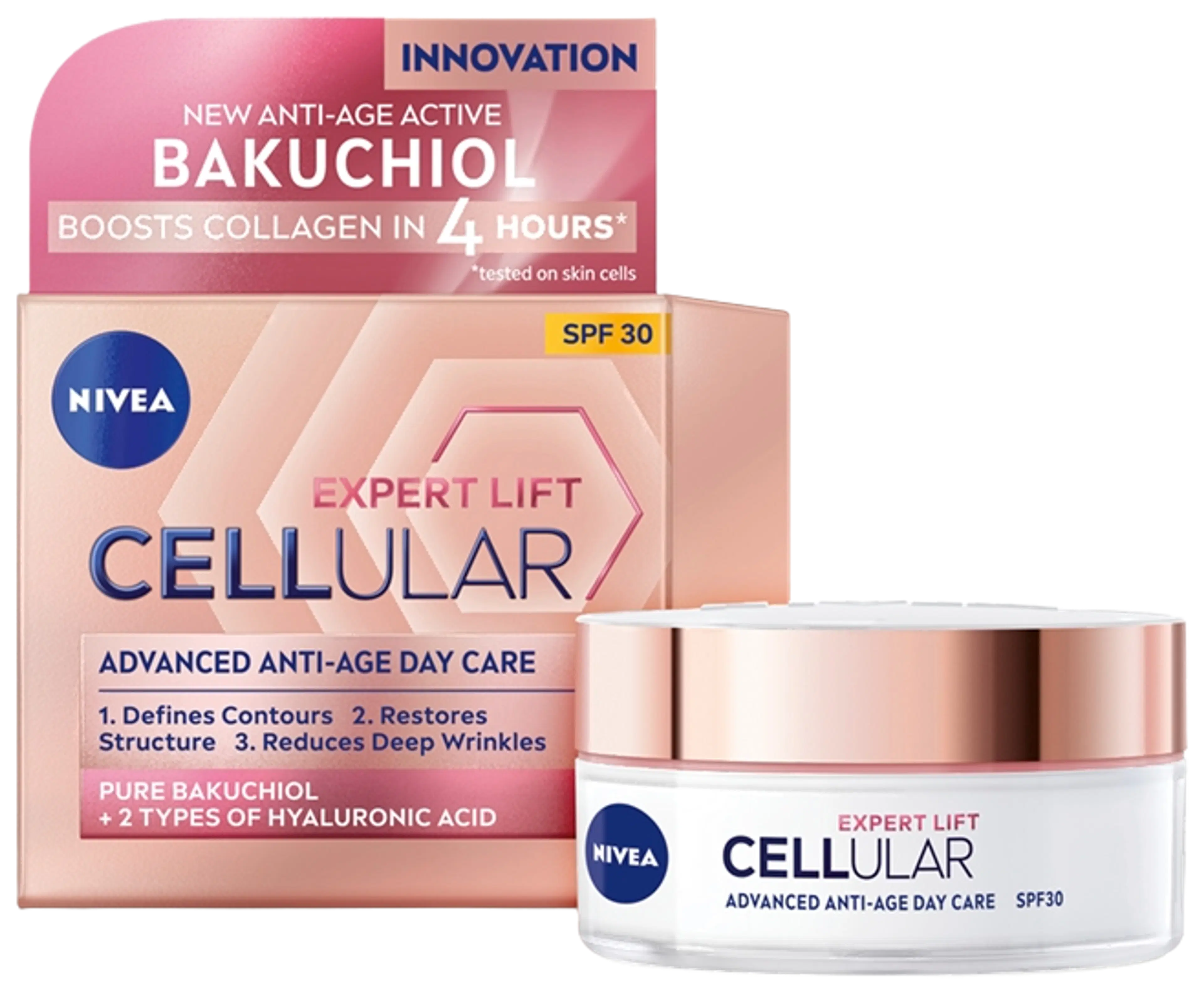 NIVEA 50ml Cellular Expert Lift Advanced Anti-Age Day Cream sk 30 -päivävoide