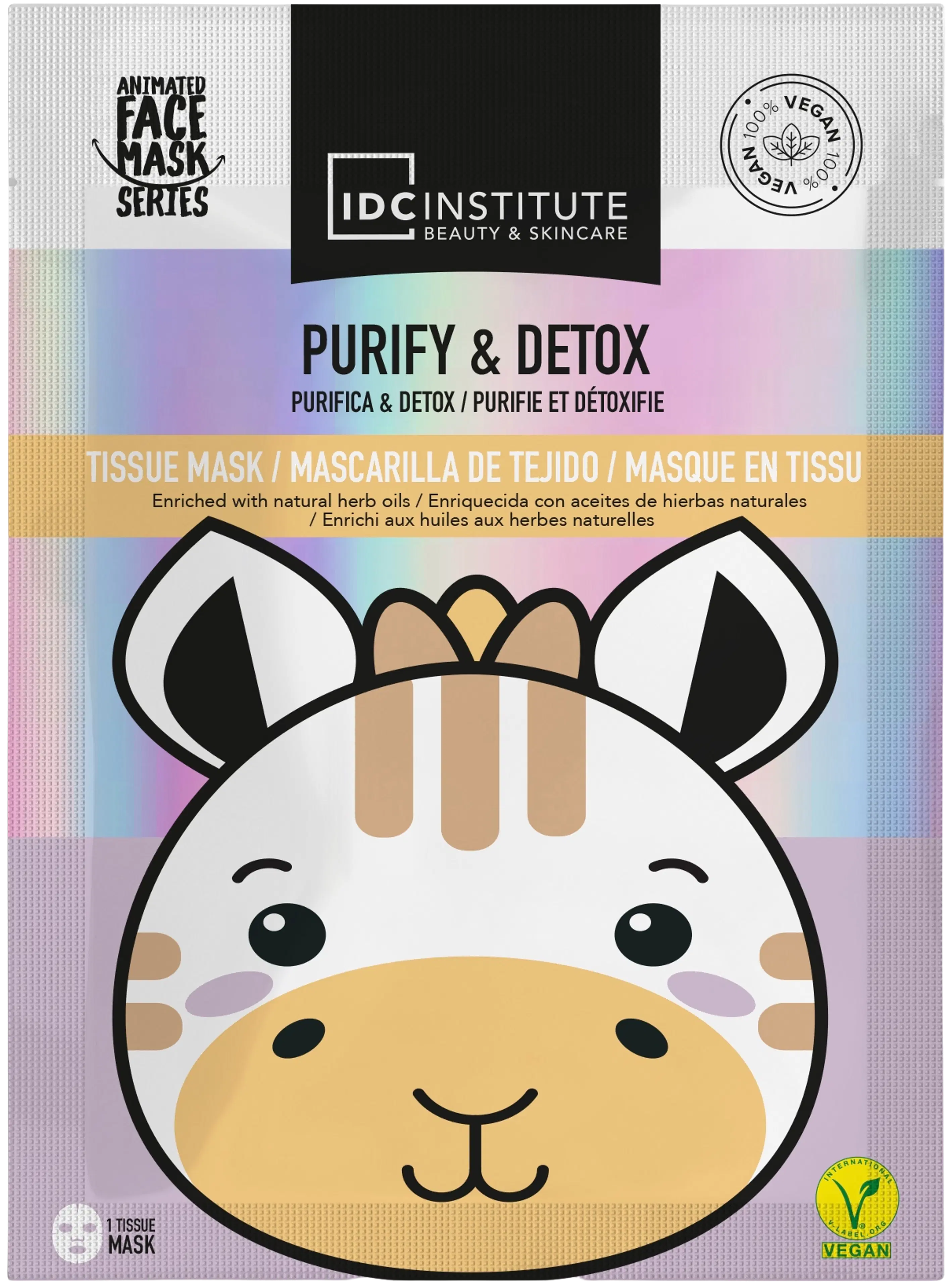 IDC institue Purify & Detox Face Mask Giraffe kasvonaamio