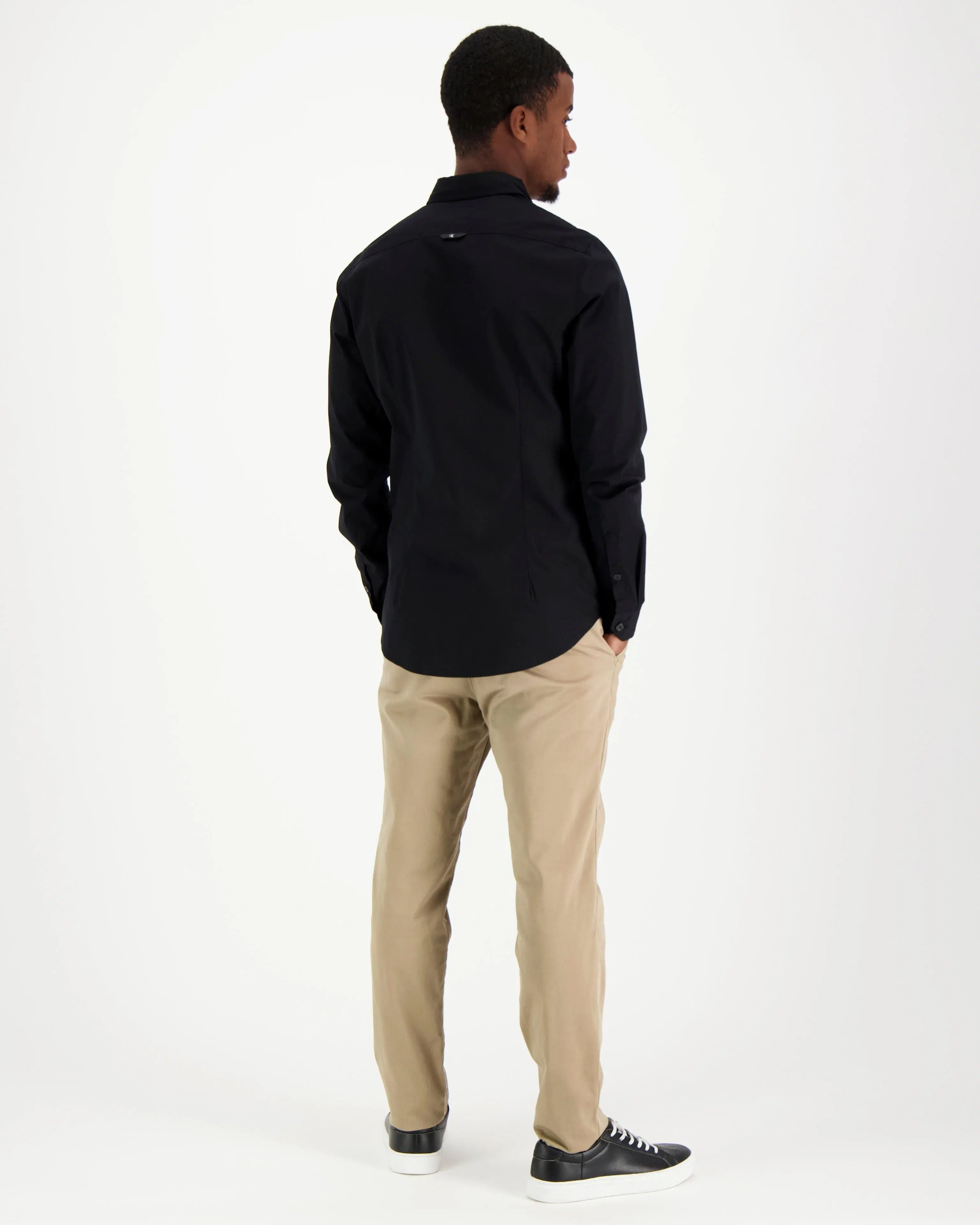 Calvin Klein Jeans Slim stretch shirt kauluspaita