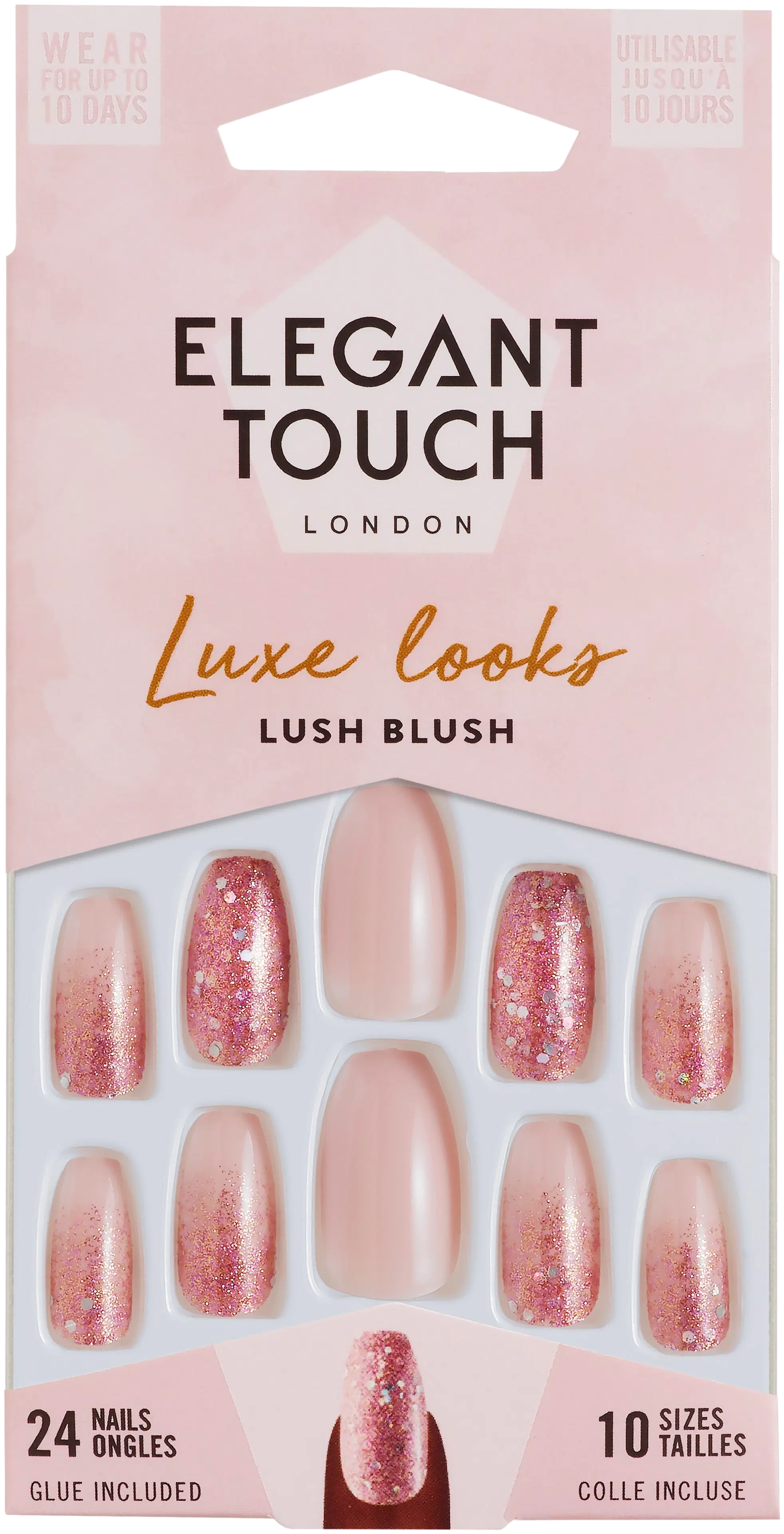 Elegant Touch Luxe Looks tekokynnet