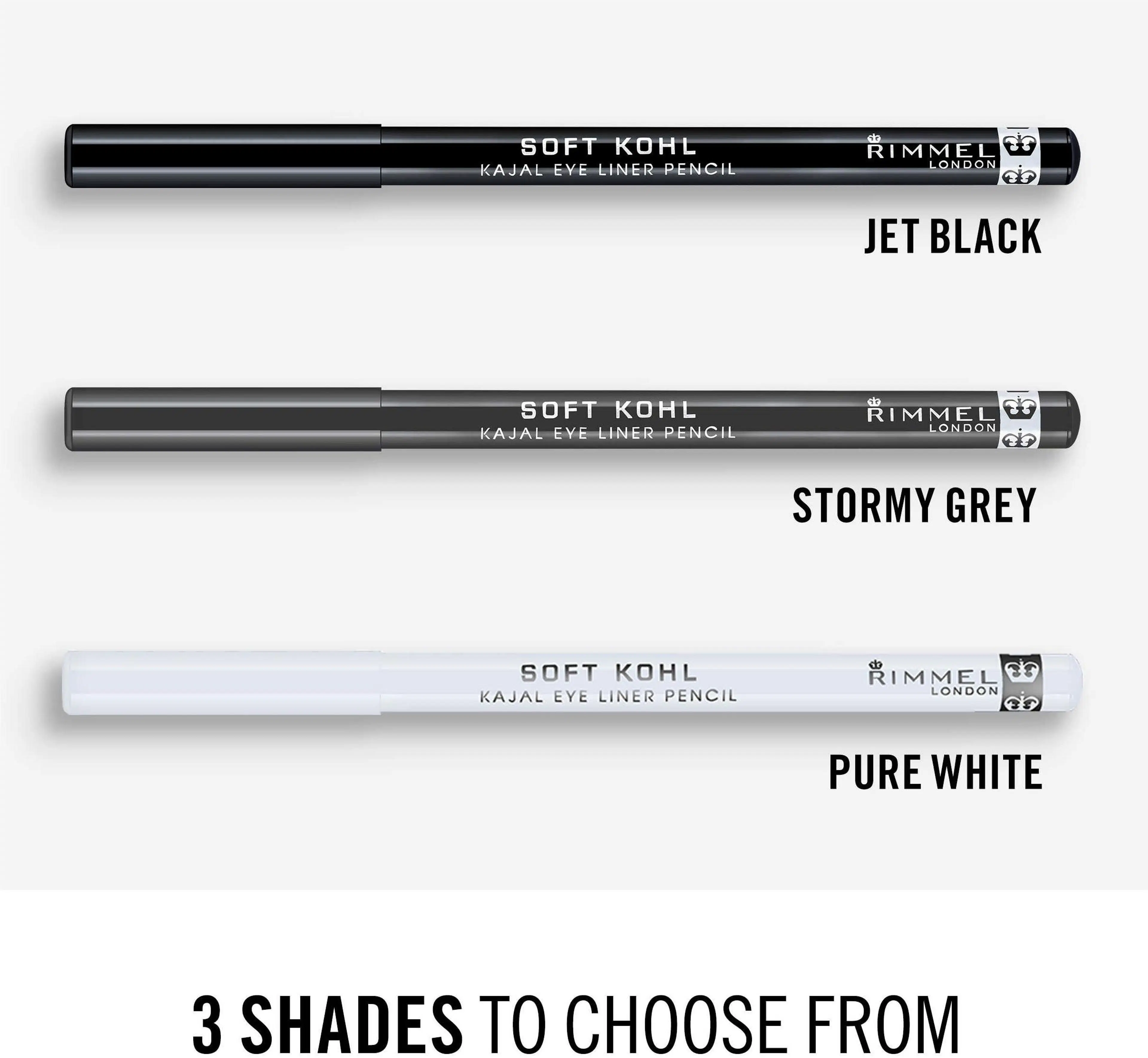 Rimmel 1,2g Soft Kohl Eye Pencil 061 Jet Black silmänrajauskynä