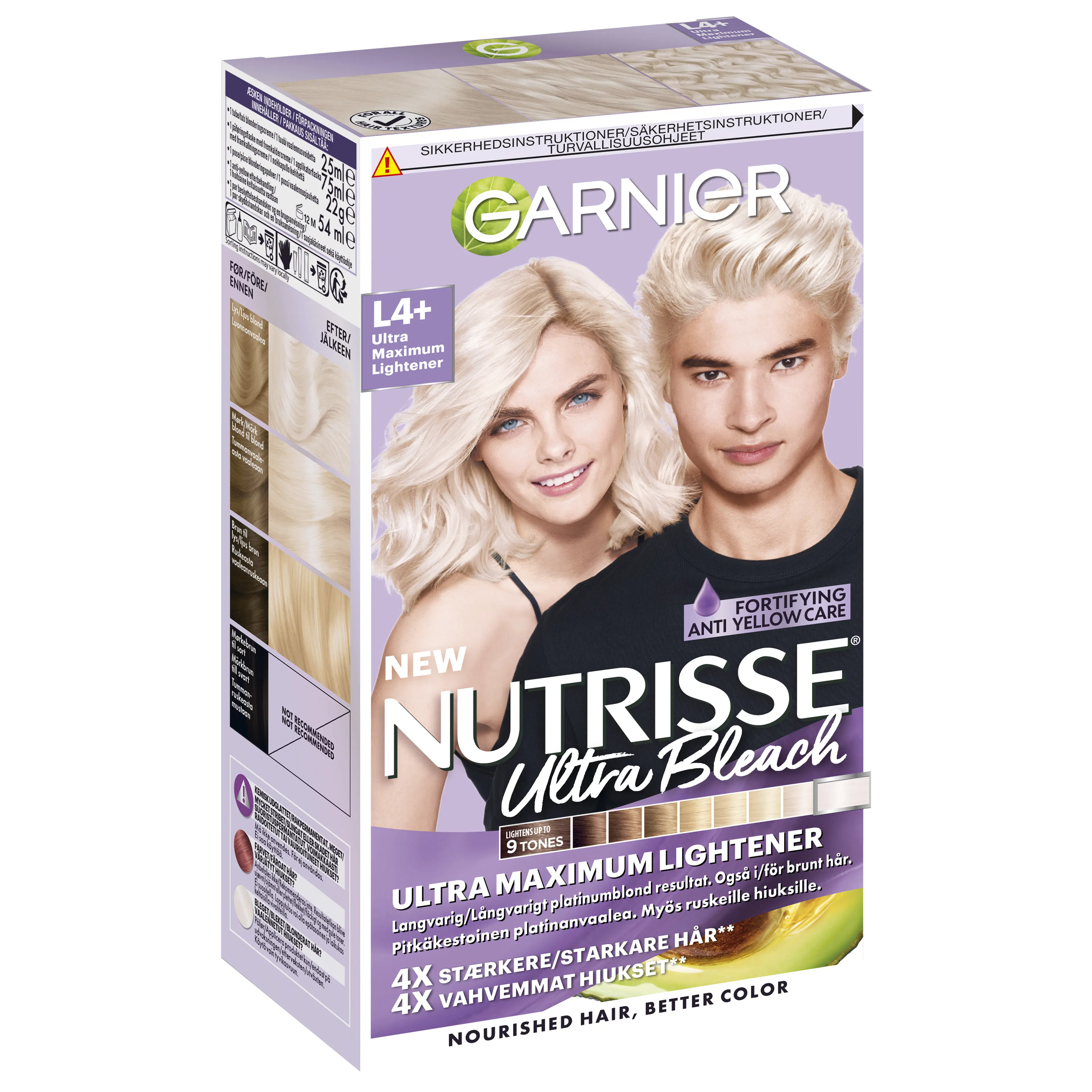 Garnier Nutrisse Ultra Bleach L4+ Extreme Blonding ultravoimakas vaalennus 1kpl