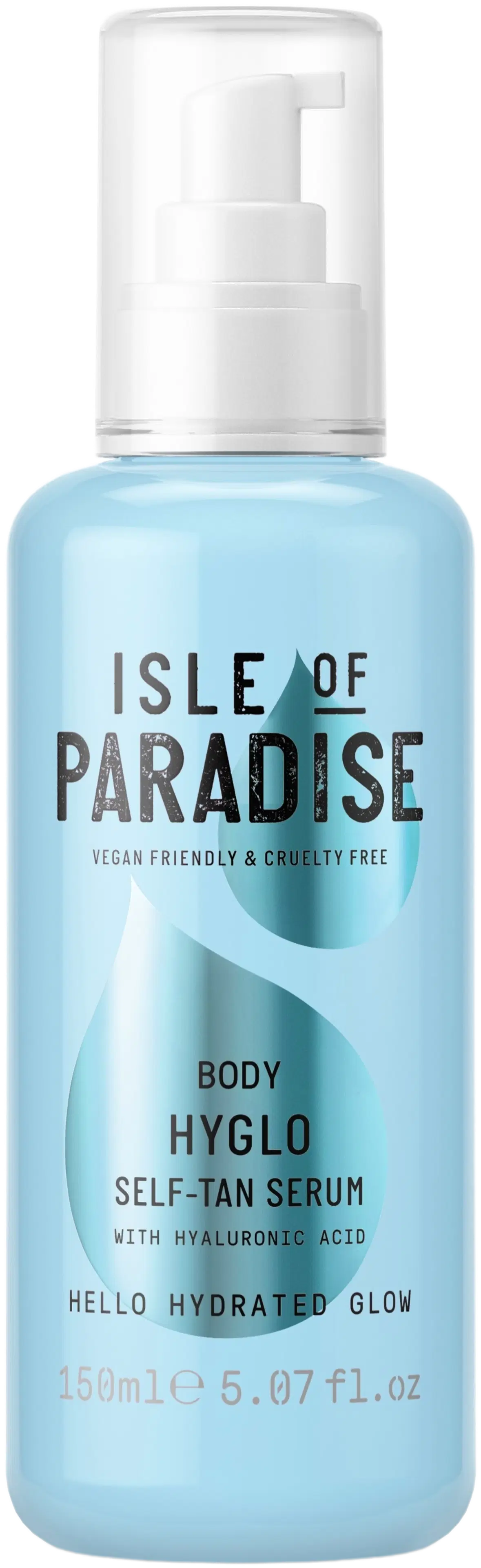 Isle of Paradise Hyglo Body Self-Tan Serum 150ml -asteittain päivettävä seerumi vartalolle