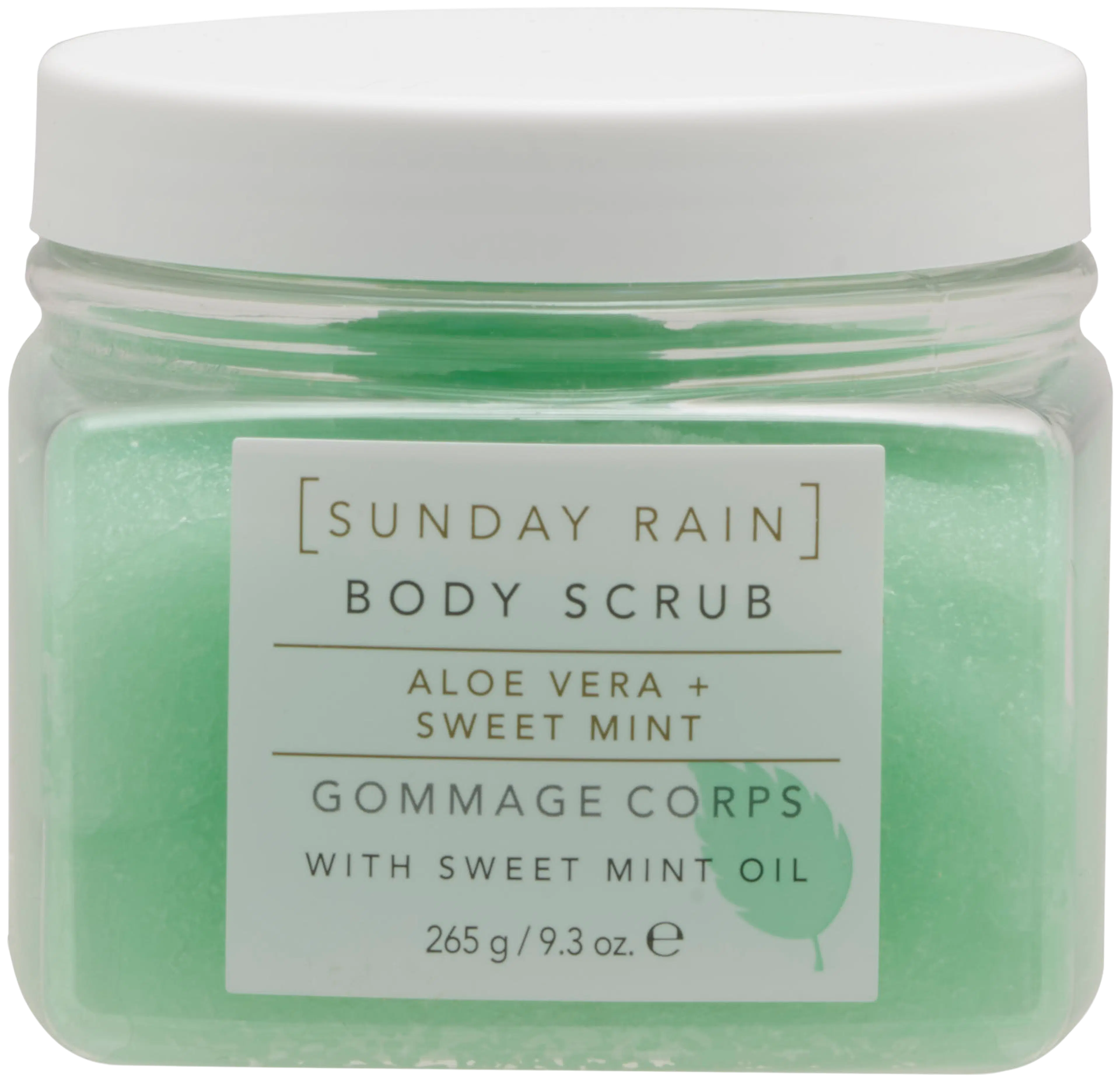 Sunday Rain aloe vera-sweet mint vartalon kuorinta-aine 265 g