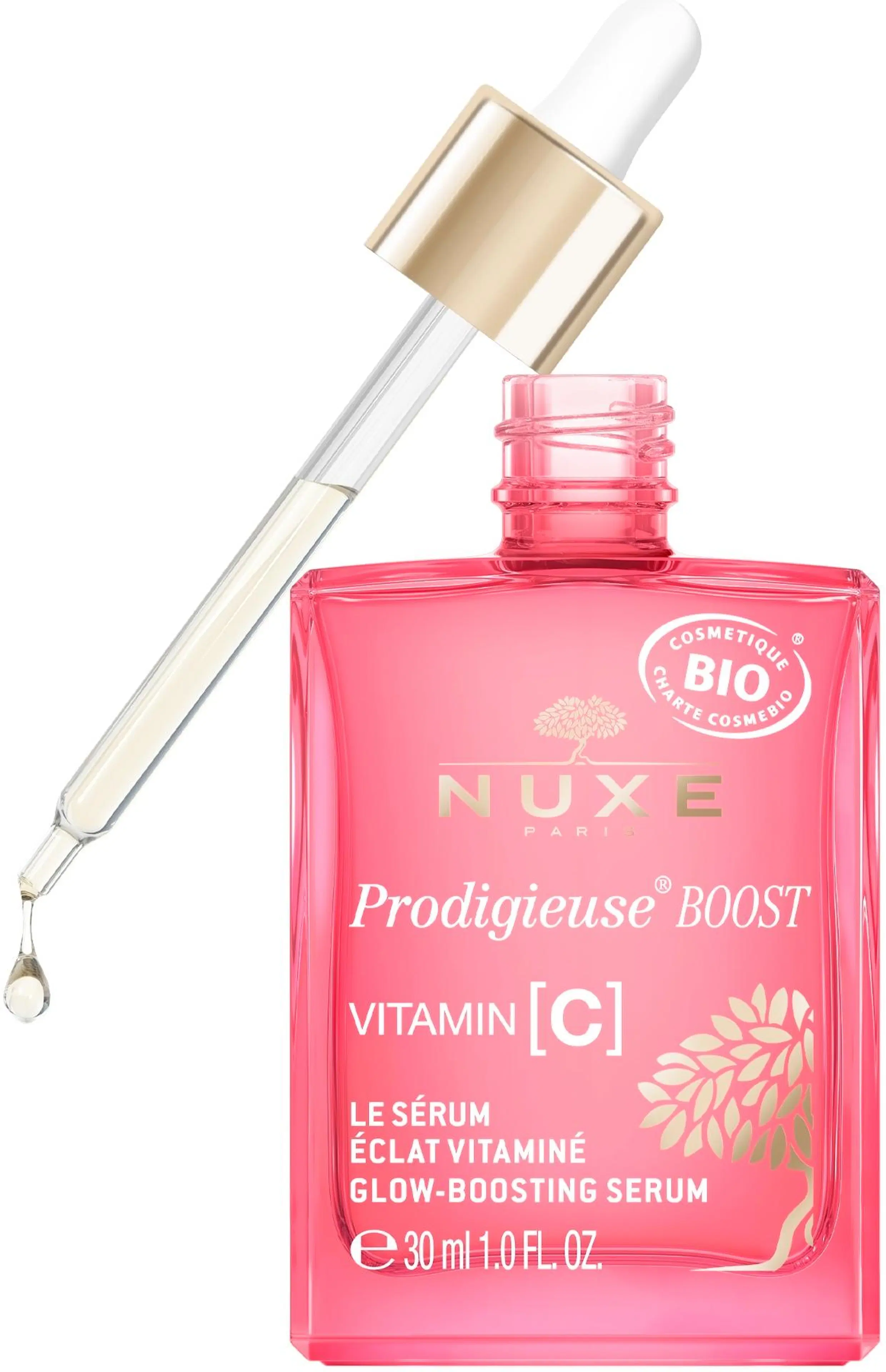 NUXE Prodigieuse Boost BIO Vitamin C Glow-Boosting Serum C-vitamiiniseerumi kasvoille 30 ml