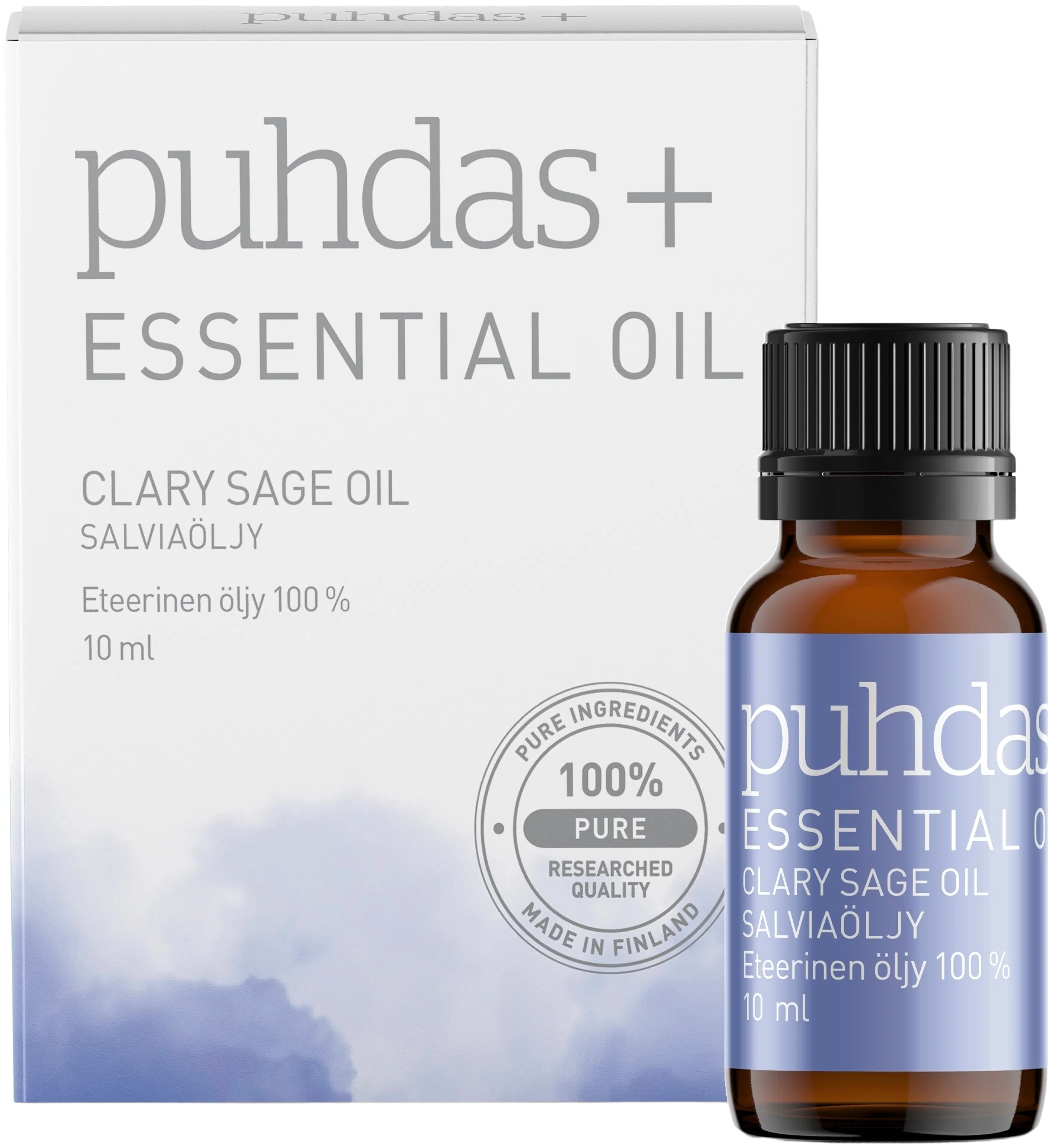 Puhdas+ Premium essential oil Clary sage salviaöljy 10 ml