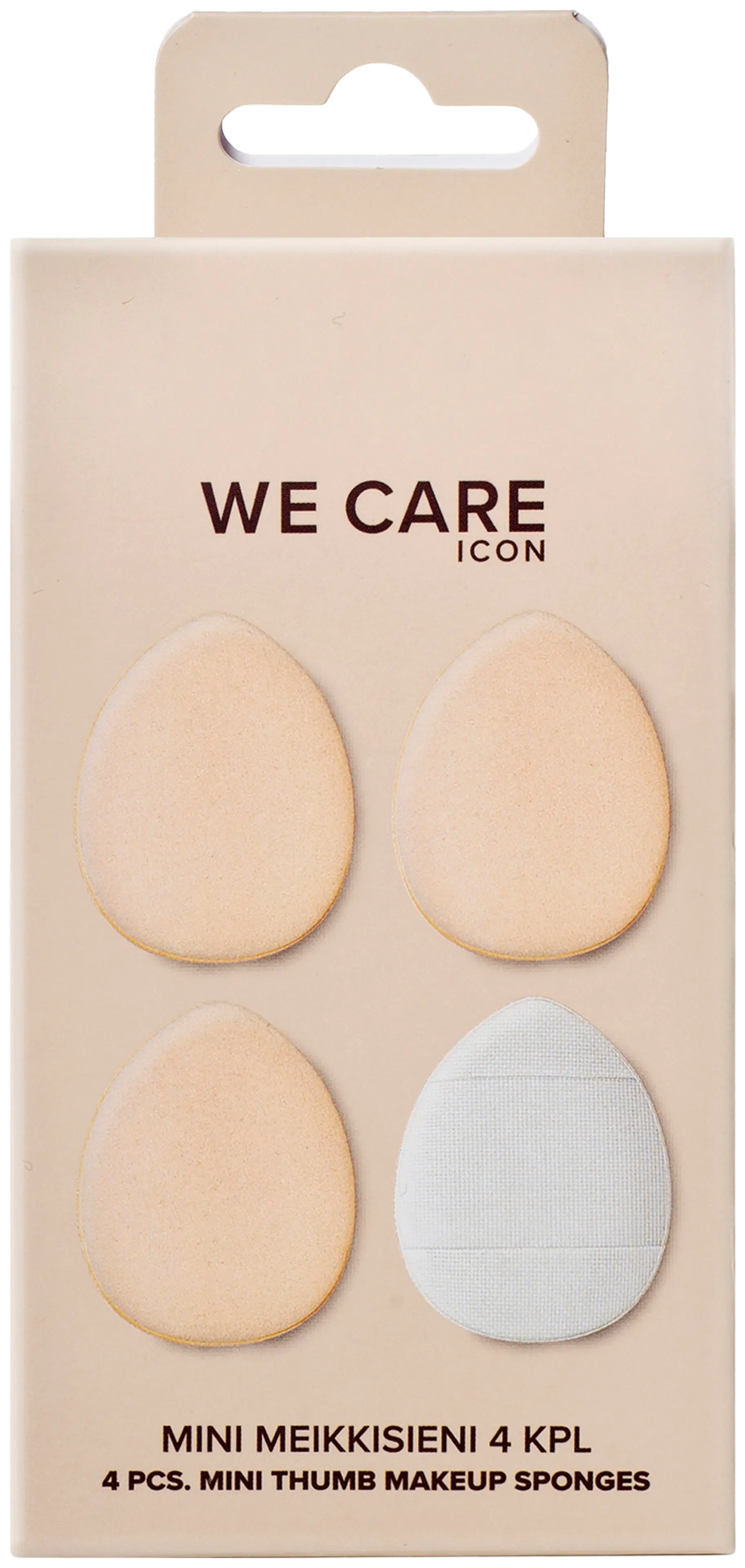 WE CARE ICON. mini meikkisienisetti 4 kpl