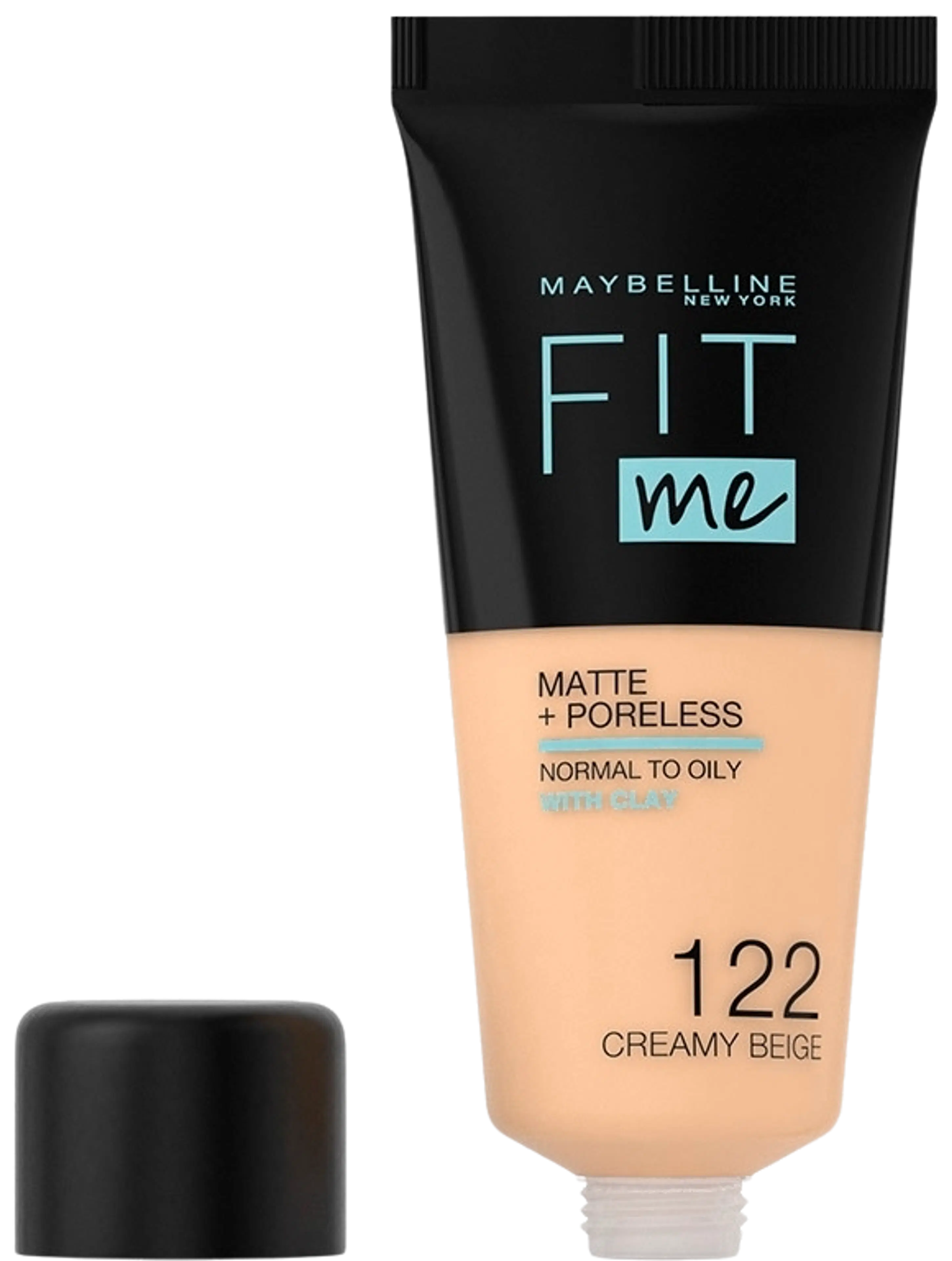 Maybelline New York Fit Me Matte+Poreless -meikkivoide 122 Creamy Beige 30ml