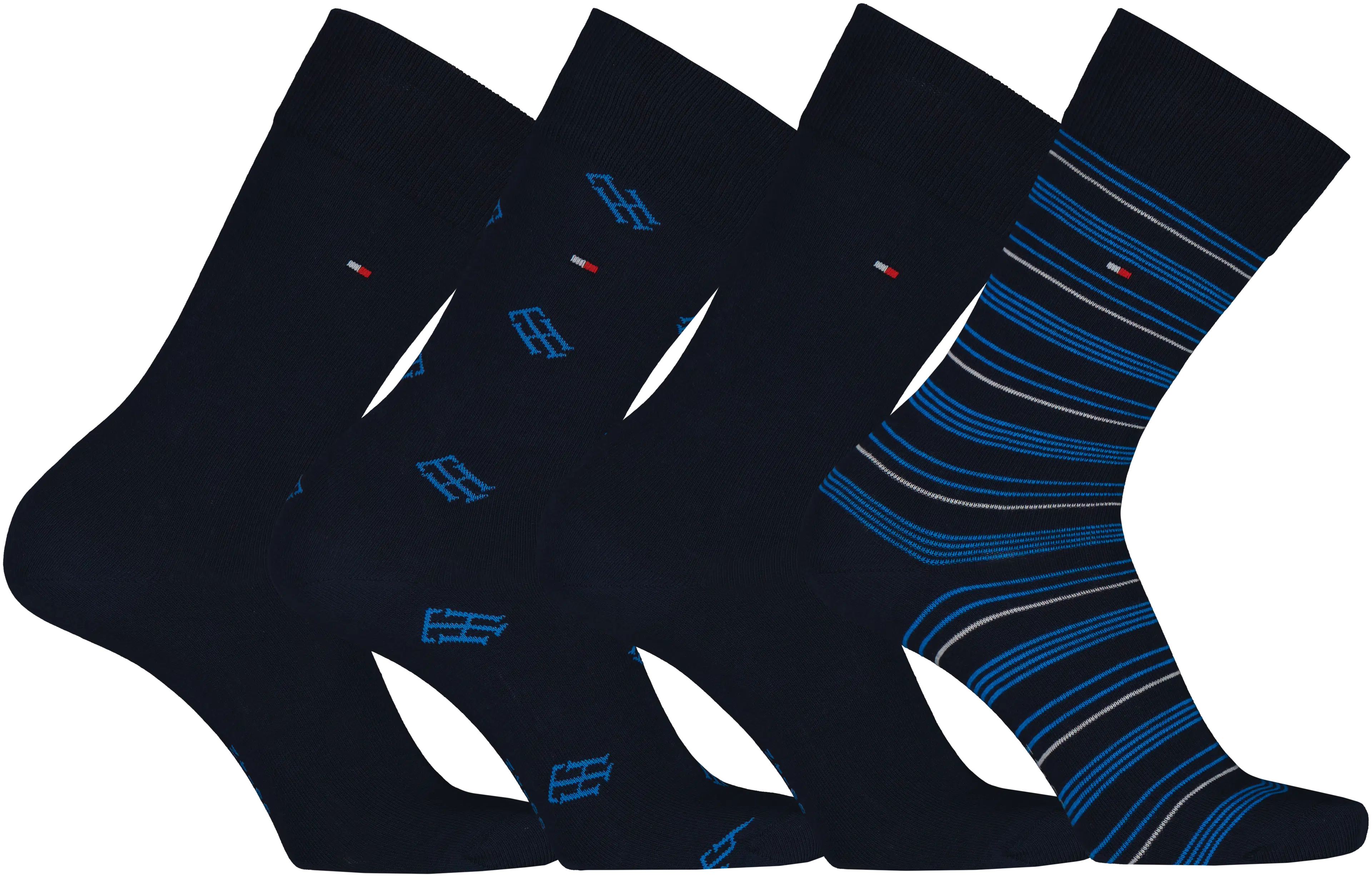 Tommy Hilfiger Monogram Stripe 4-pack sukat