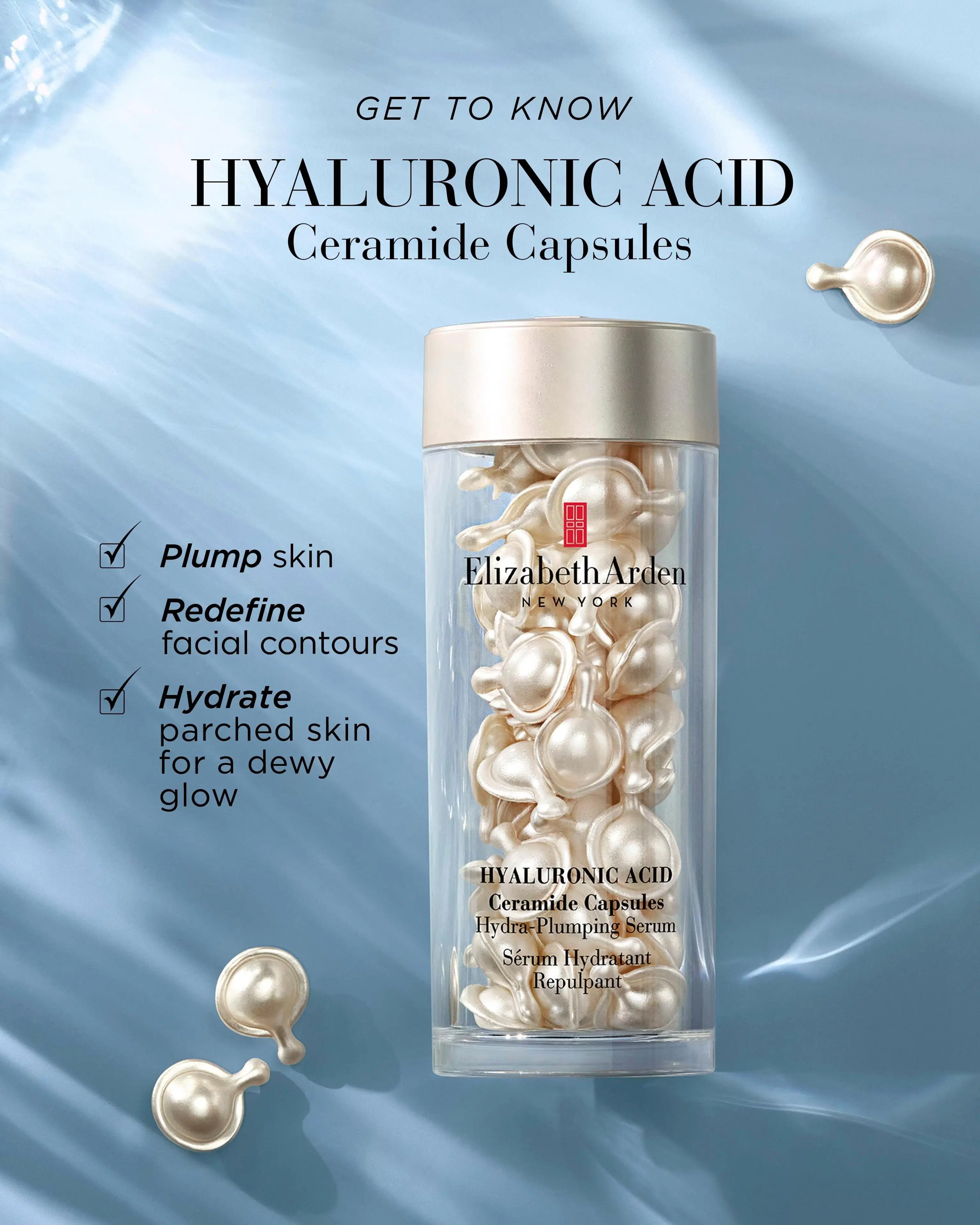 Elizabeth Arden Ceramide Capsules Hyaluronic Acid hyaluronikapseli 60 kpl