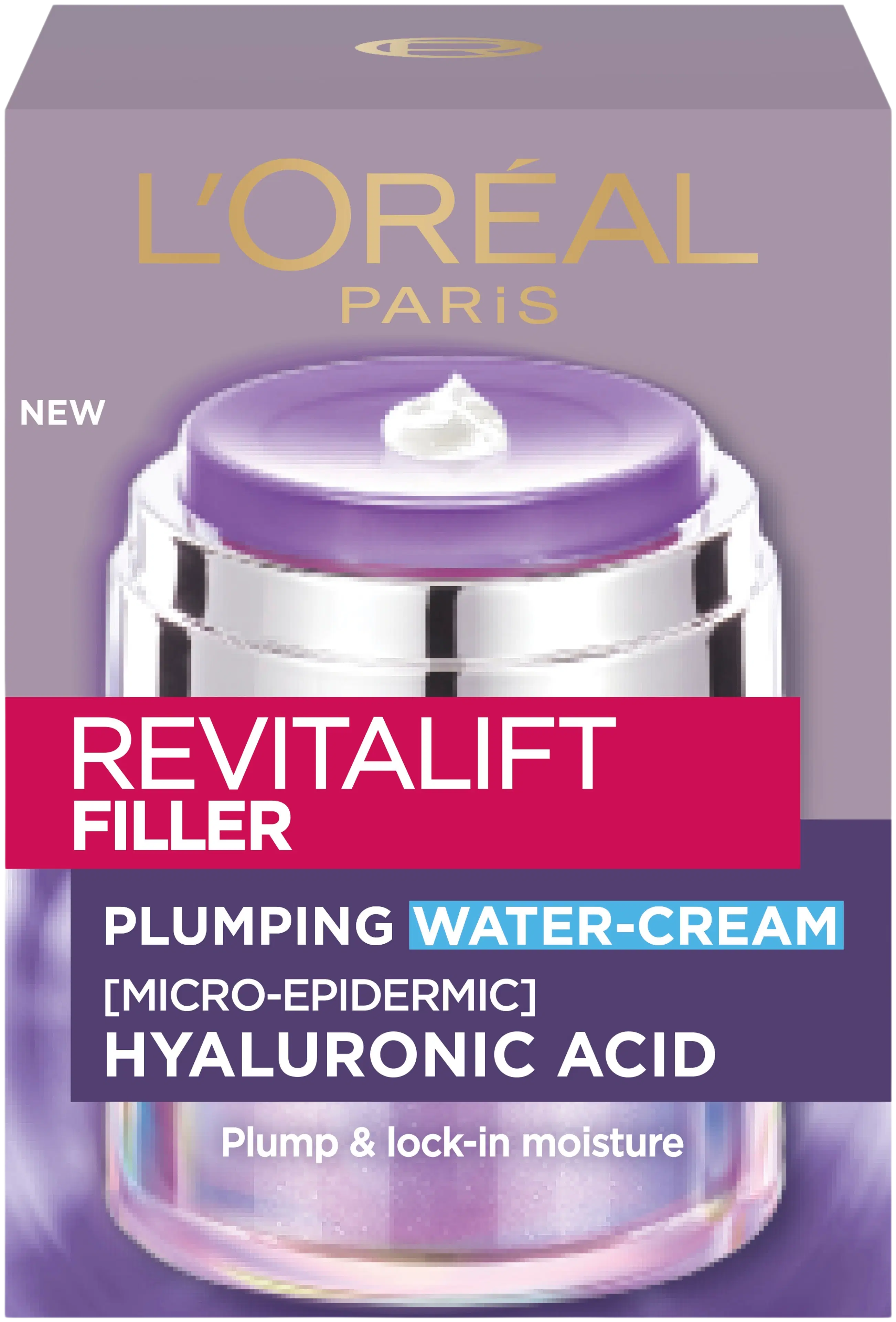 L'Oréal Paris Revitalift Filler Plumping Water-Cream päivävoide normaalille iholle 50ml