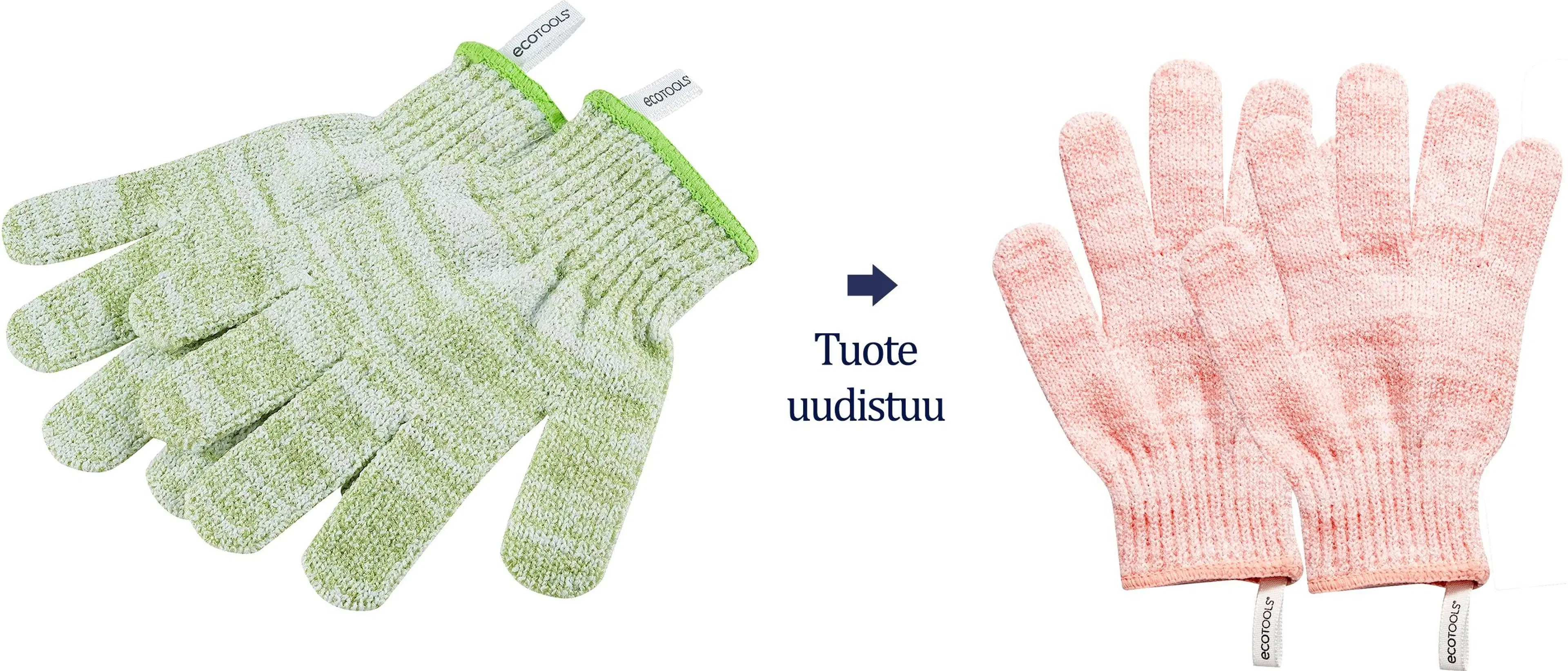 Ecotools Bath & Shower Gloves -kuorintakäsineet