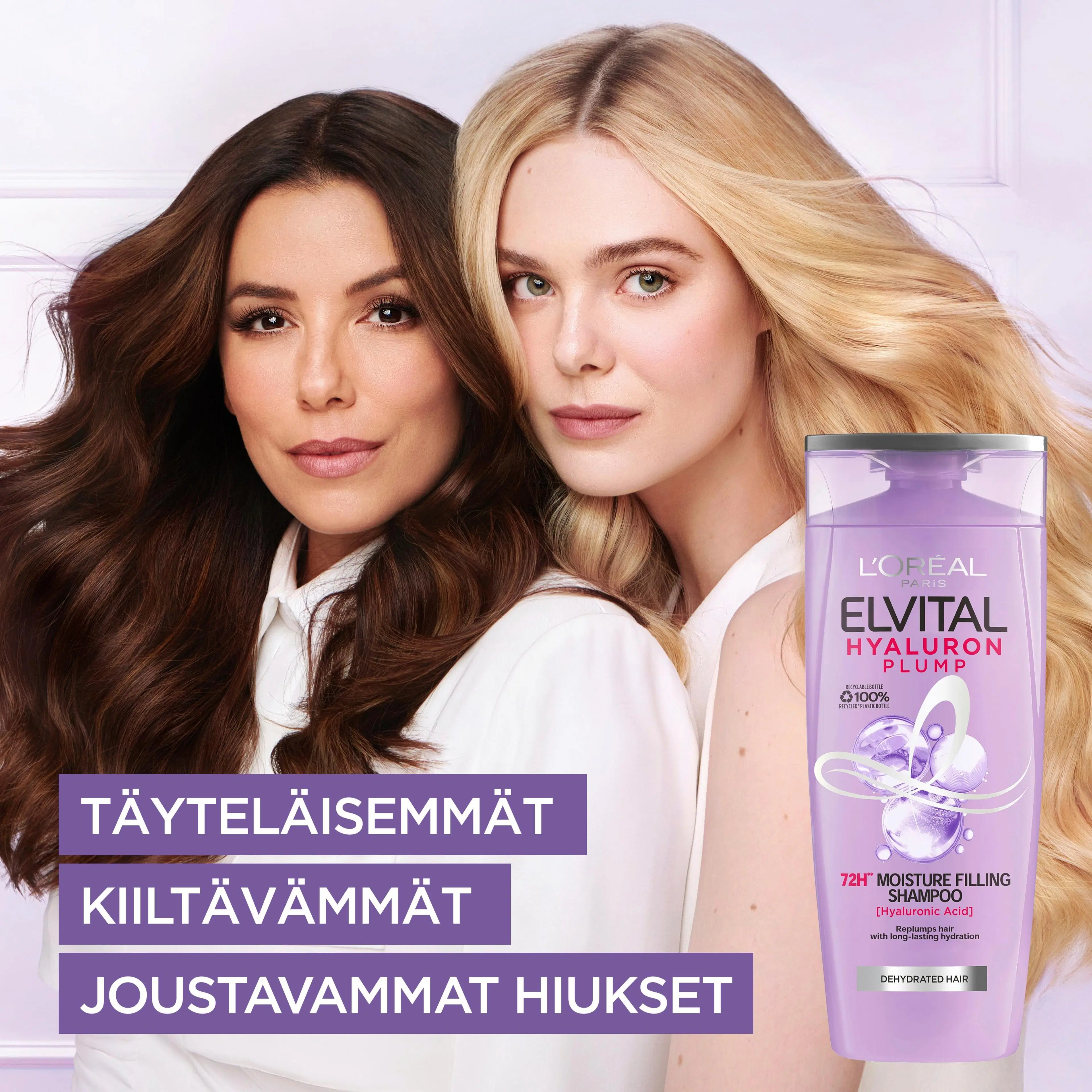 L'Oréal Paris Elvital Hyaluron Plump shampoo kosteutta kaipaaville hiuksille 250ml