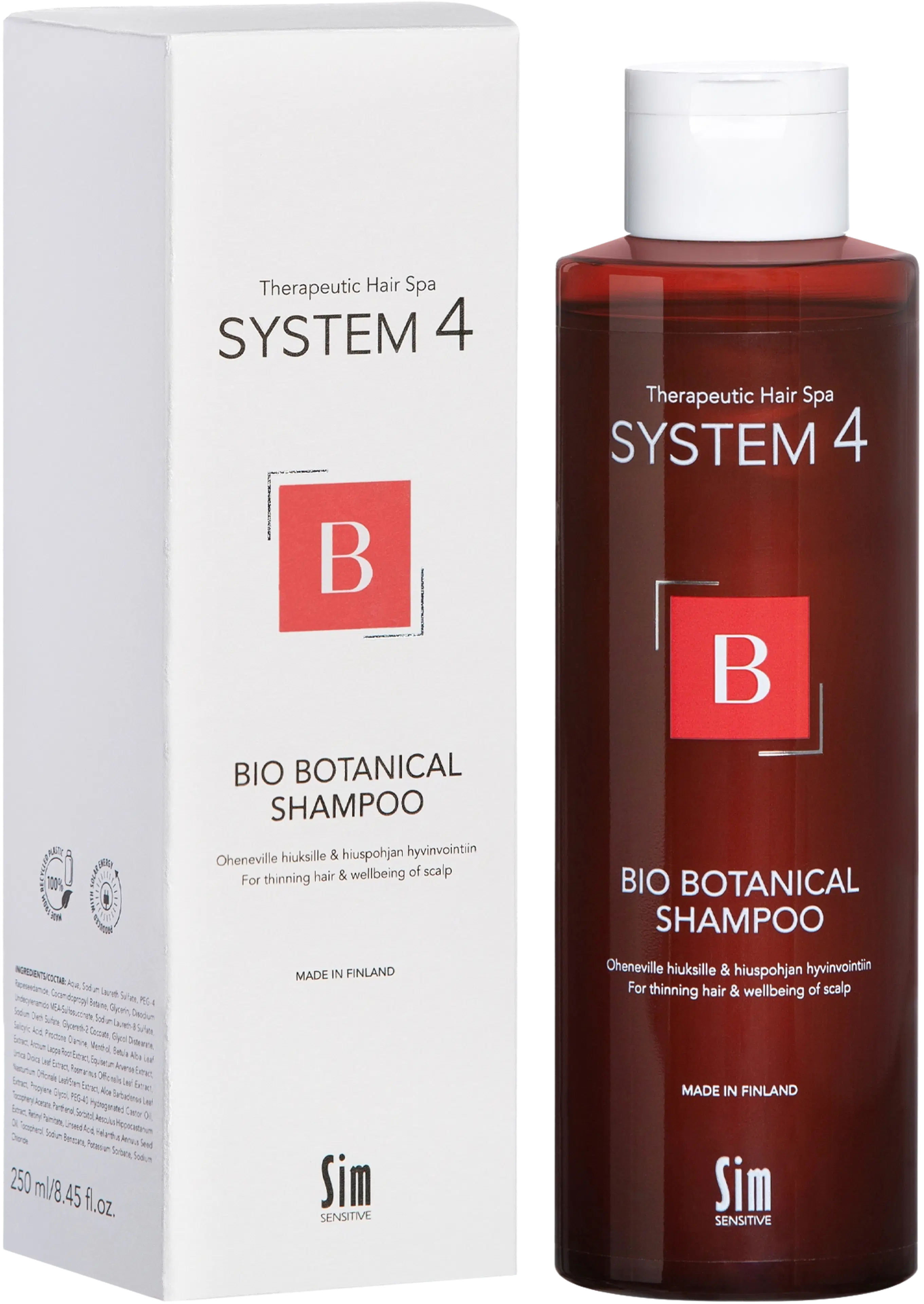 Sim Sensitive System4, B Bio Botanical Shampoo 250 ml