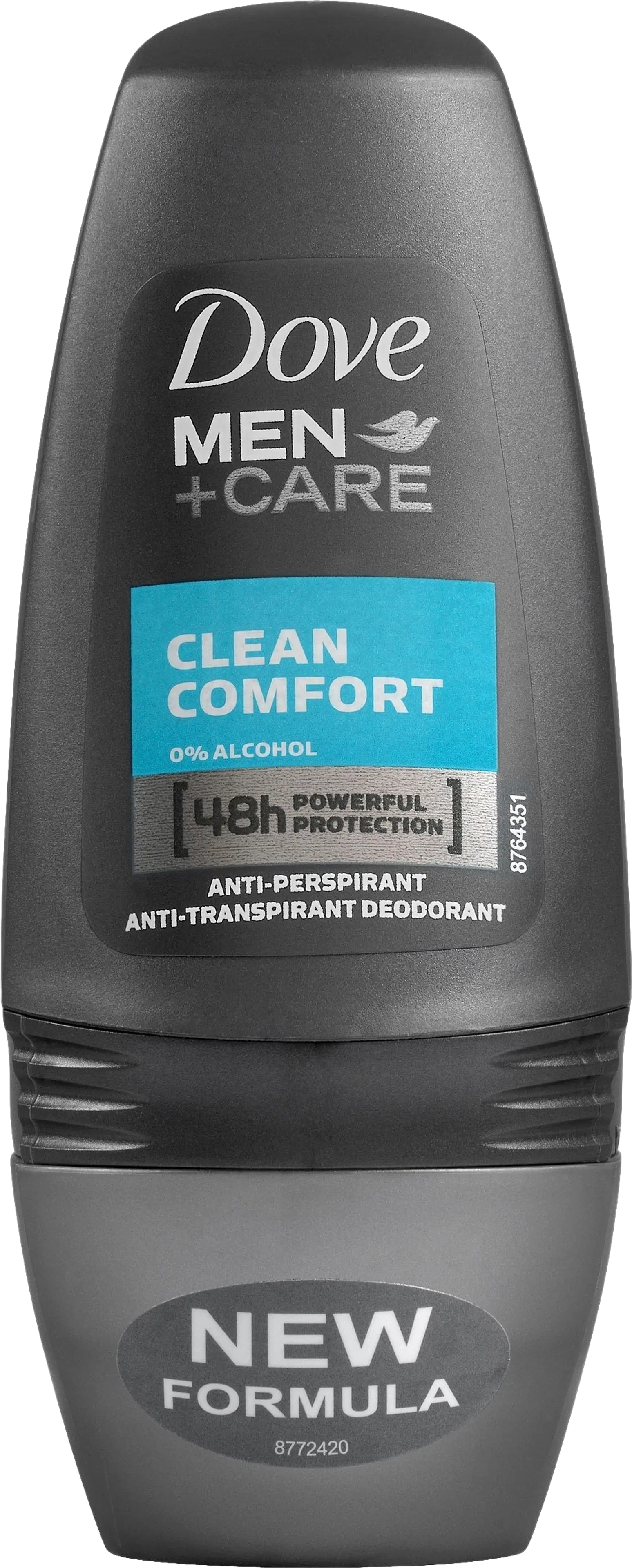 Dove Men+Care Clean Comfort Antiperspirantti Deodorantti Roll-on Miehille 48 h suoja 50 ml