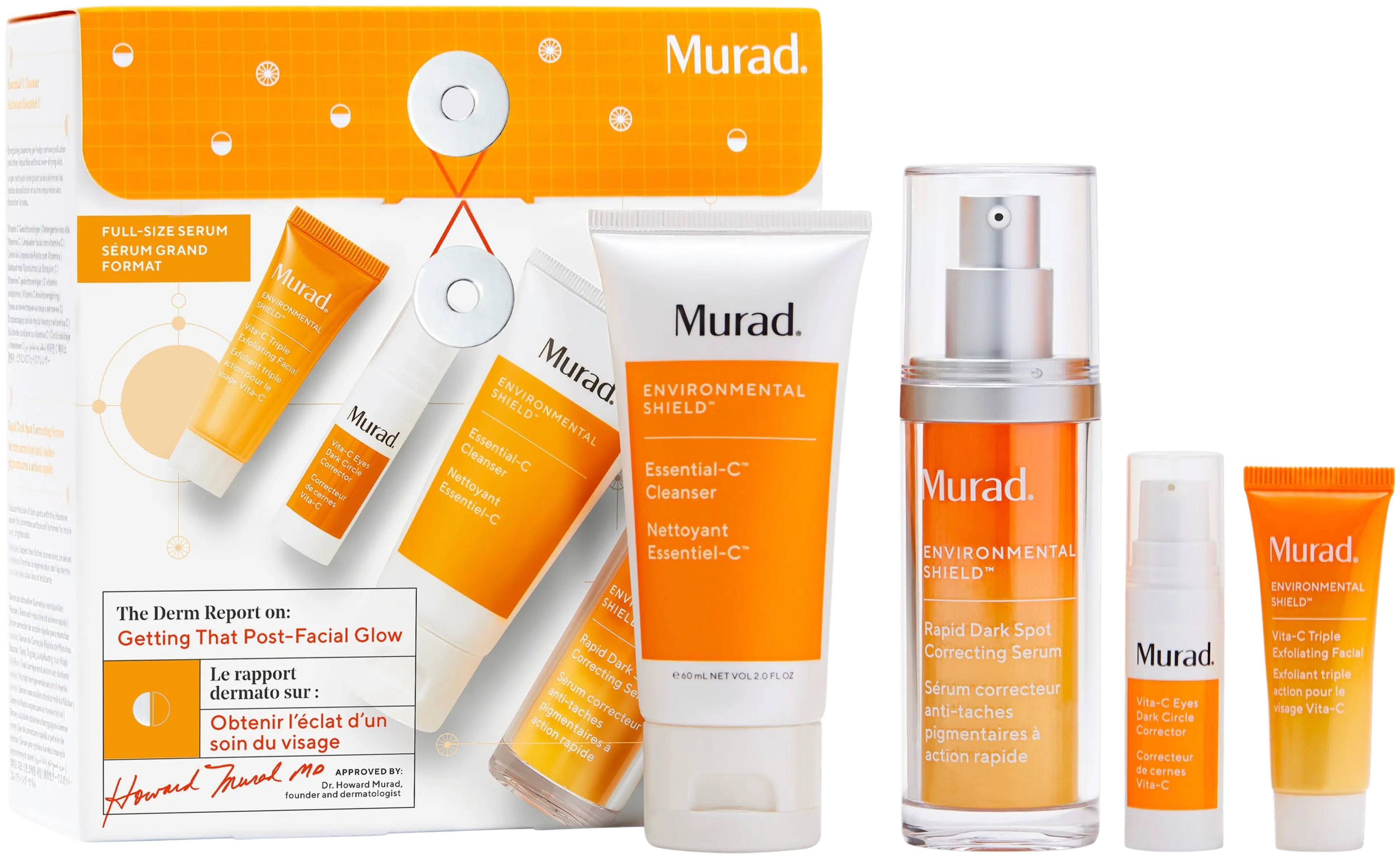 Murad getting that post-facial glow