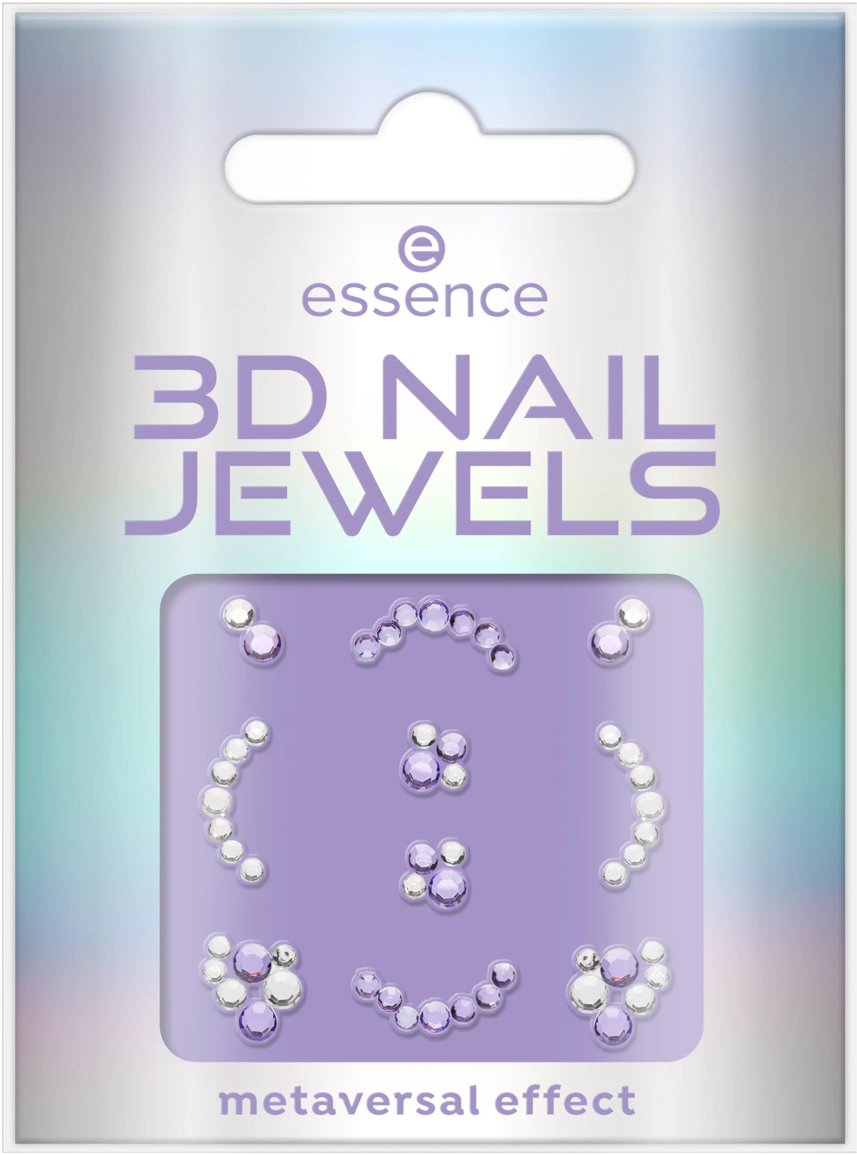 essence 3D NAIL JEWELS 01 future reality kynsikoristeet 10 kpl