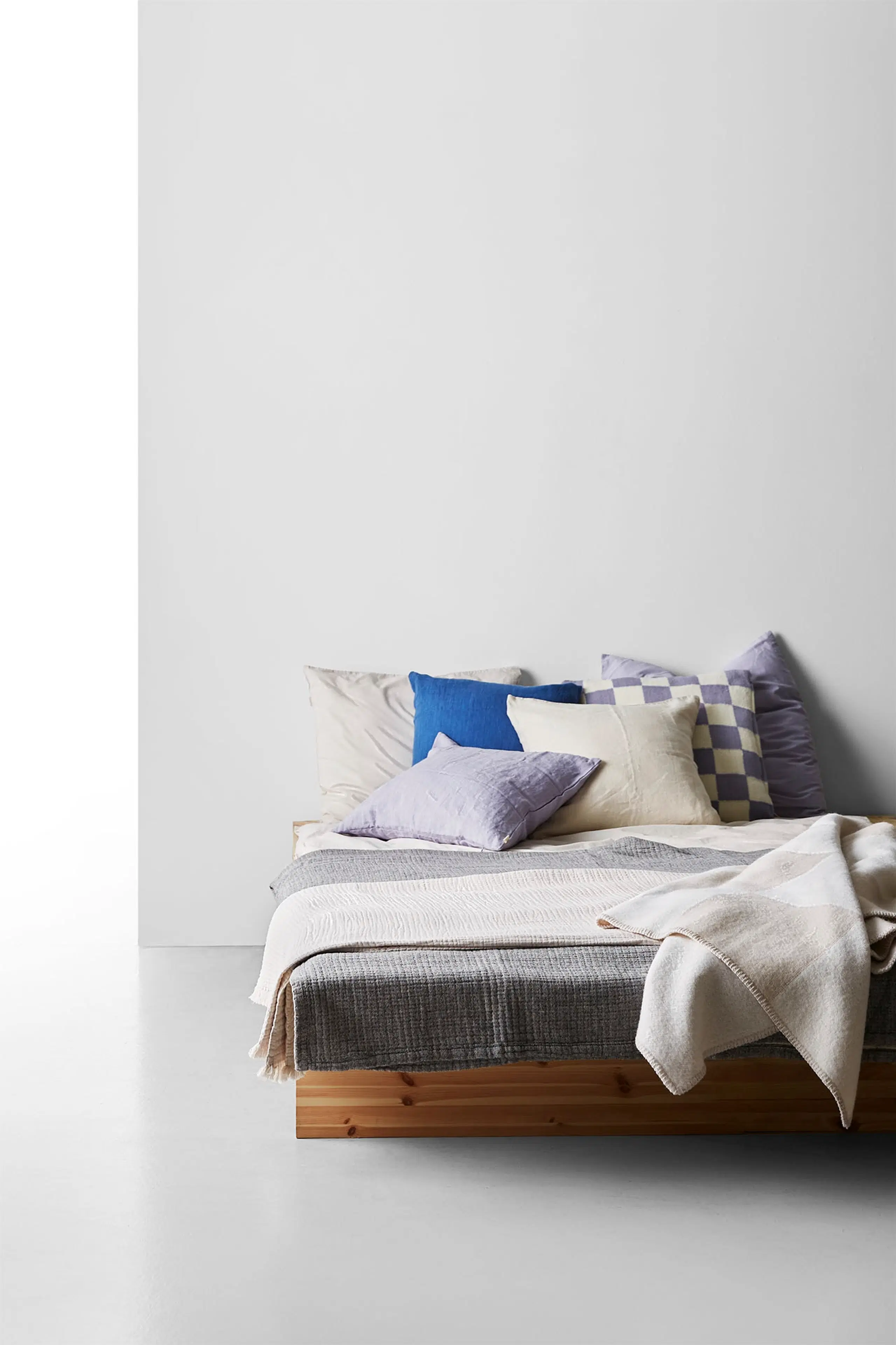 Anno Viive-tyynynpäällinen 50x50cm laventeli pellava
