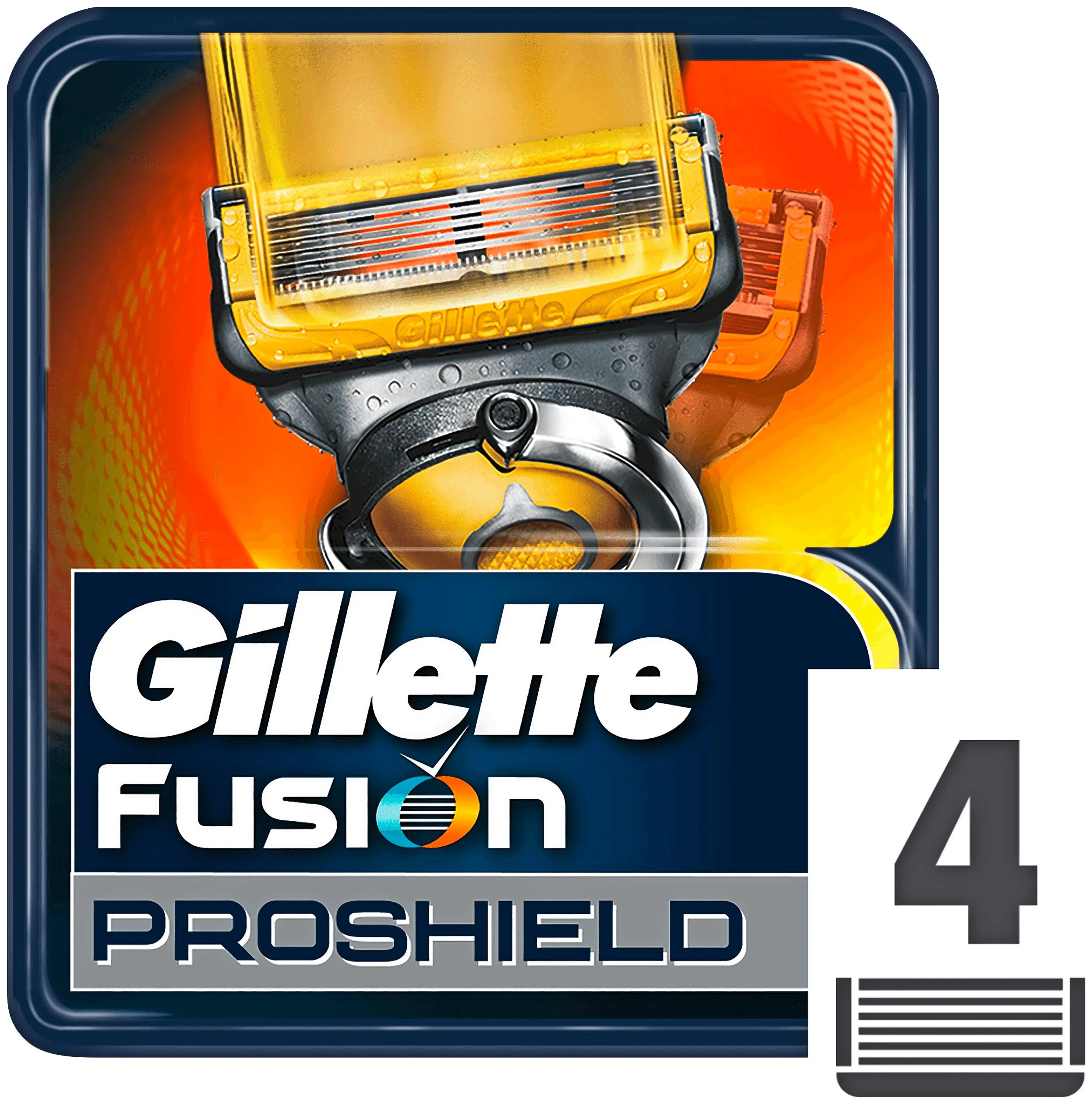 Gillette 4kpl Fusion5 Proshield terä